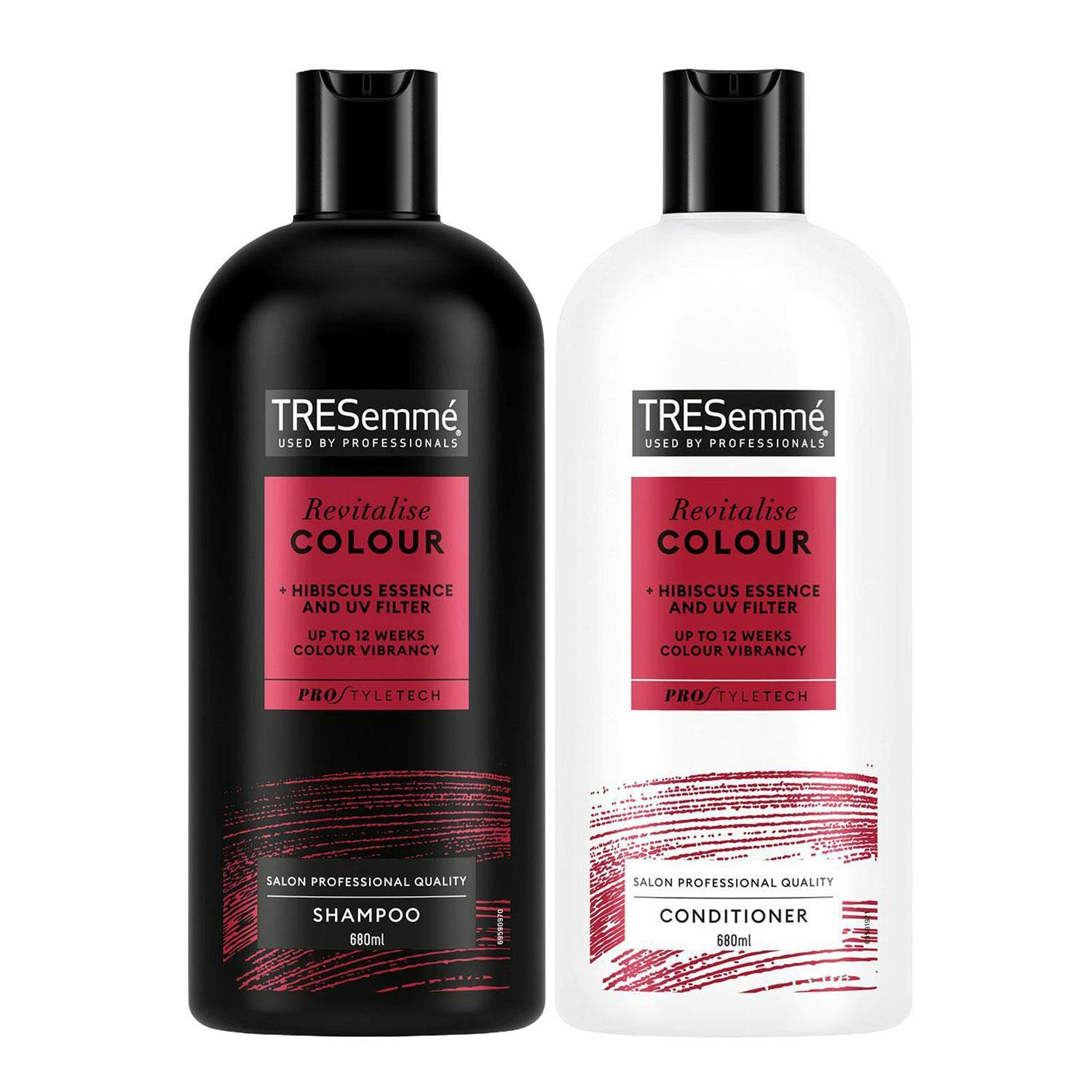 Tresemmé Shampoo & Conditioner Set 680Ml W/ Vitamins B, C & E For All Hair Types - Shampoo & Conditioner Set - 1X Revitalise Colour