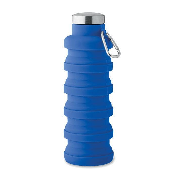 Midocean Kolapsi Collapsible 500Ml Water Bottle - Royal Blue / 21.00Cm - Image 2