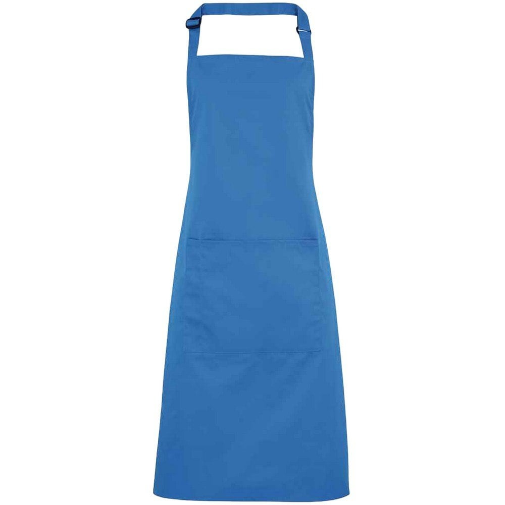 Premier (One Size, Sapphire Blue) Unisex Adult Colours Pocket Full Apron - Image 3