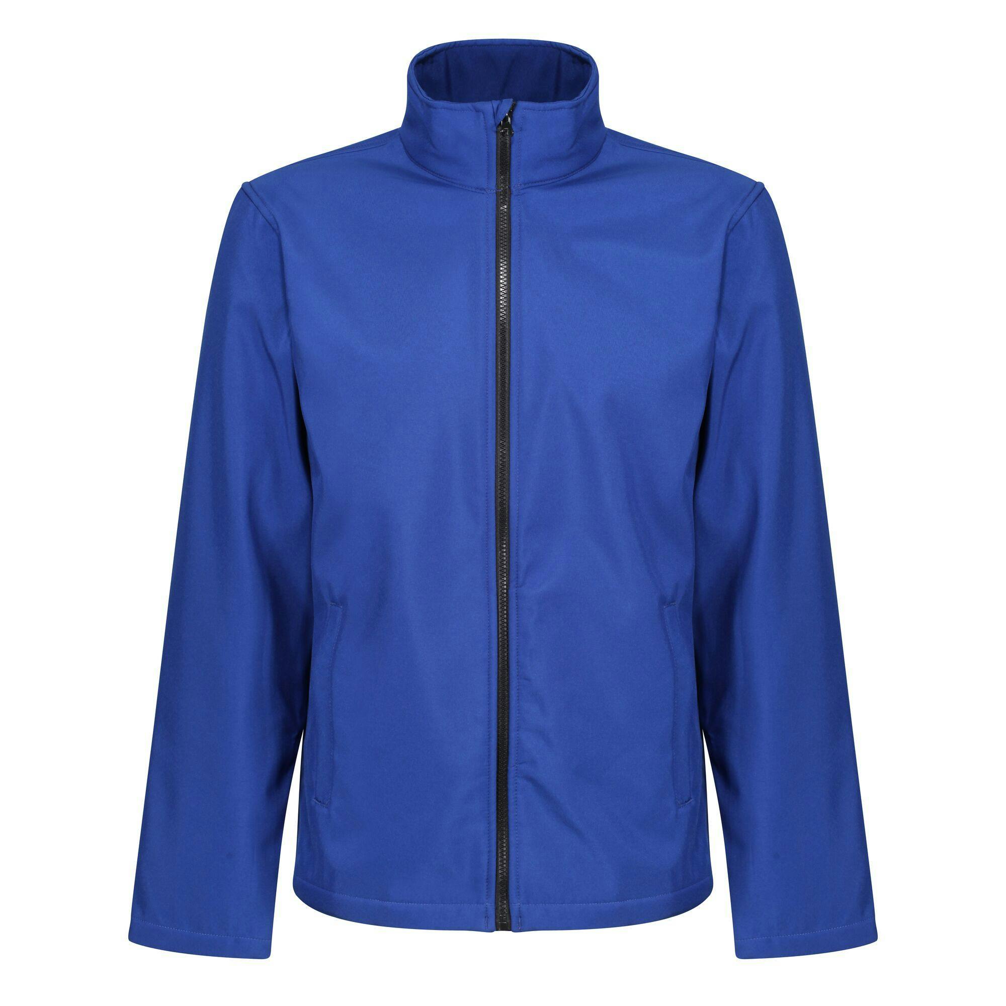 Regatta Men's Blue/Black Standout Ablaze Printable Soft Shell Jacket - Royal - Royal - M - 100% Softshell