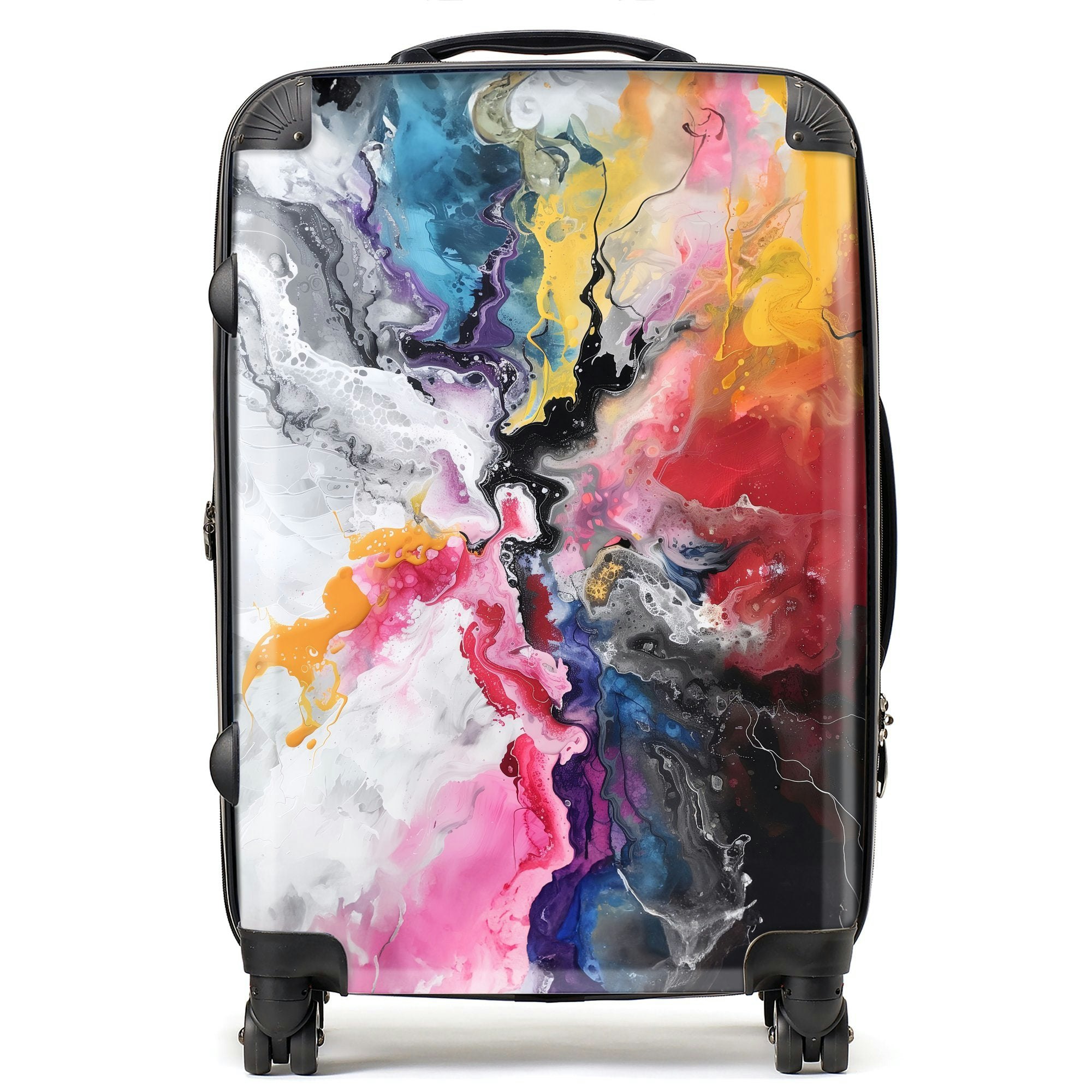 Warren Reed Golden Explosive Colour Cascade Suitcase - Medium
