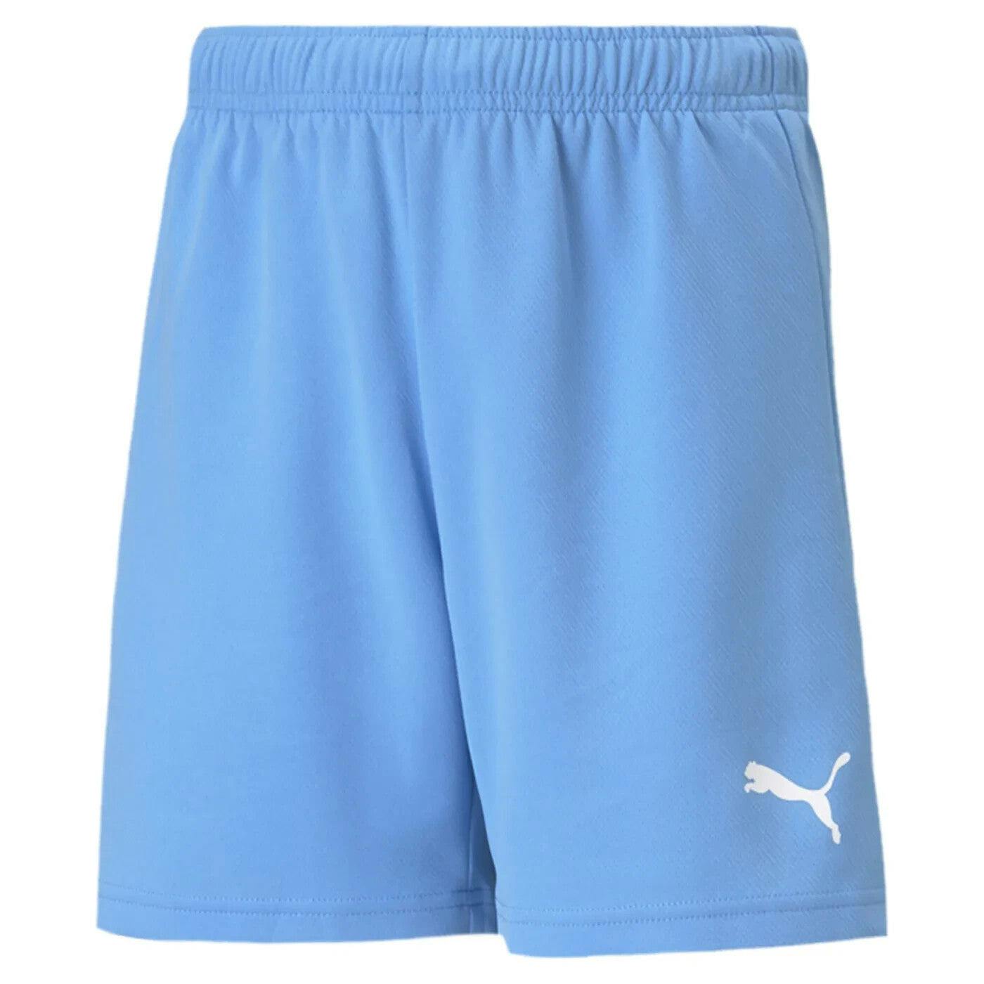 Puma Boys Sky Blue / Girls Teamrise Shorts Junior 704943 - 128 7-8 Years