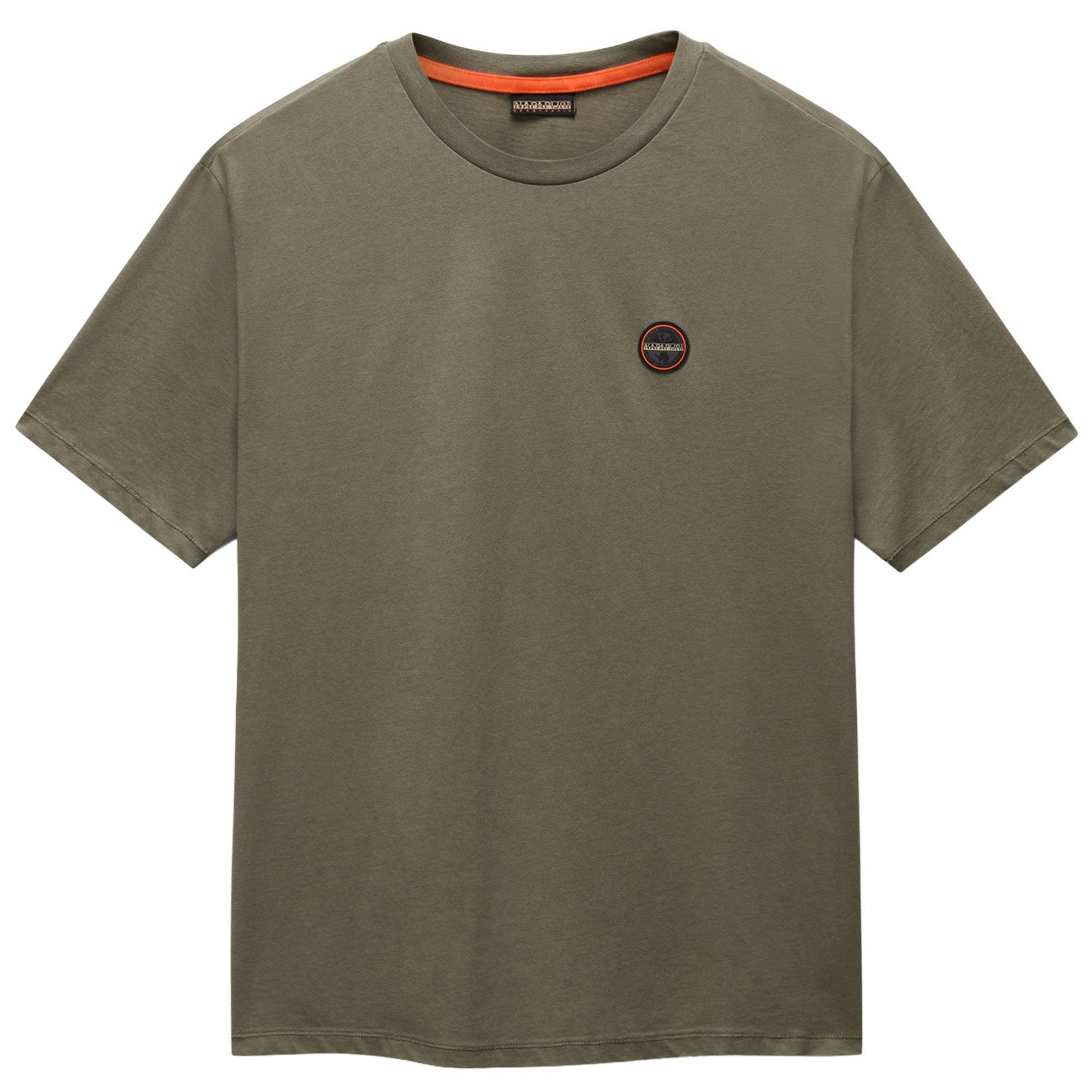 Napapijri S-Badge T-Shirt - Tea Leaf - Medium