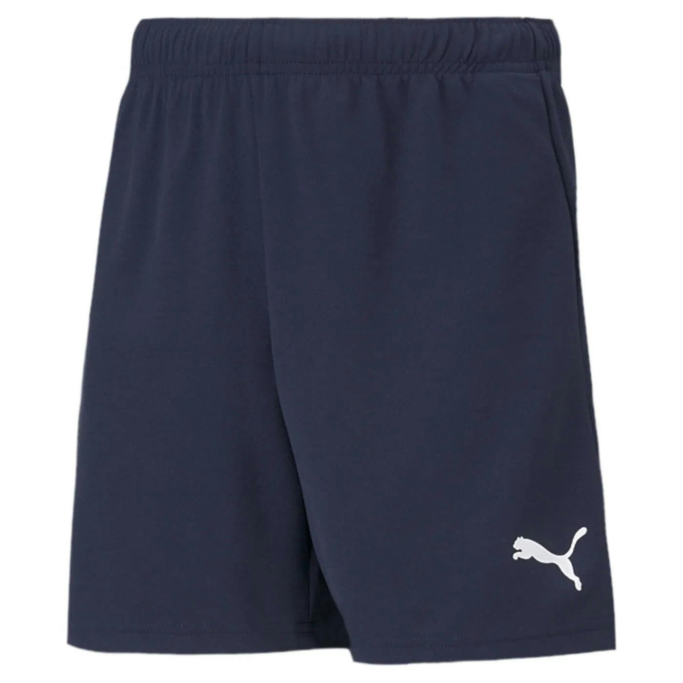 Puma Boys / Girls Teamrise Shorts Junior Navy 704943 - 128 7-8 Years