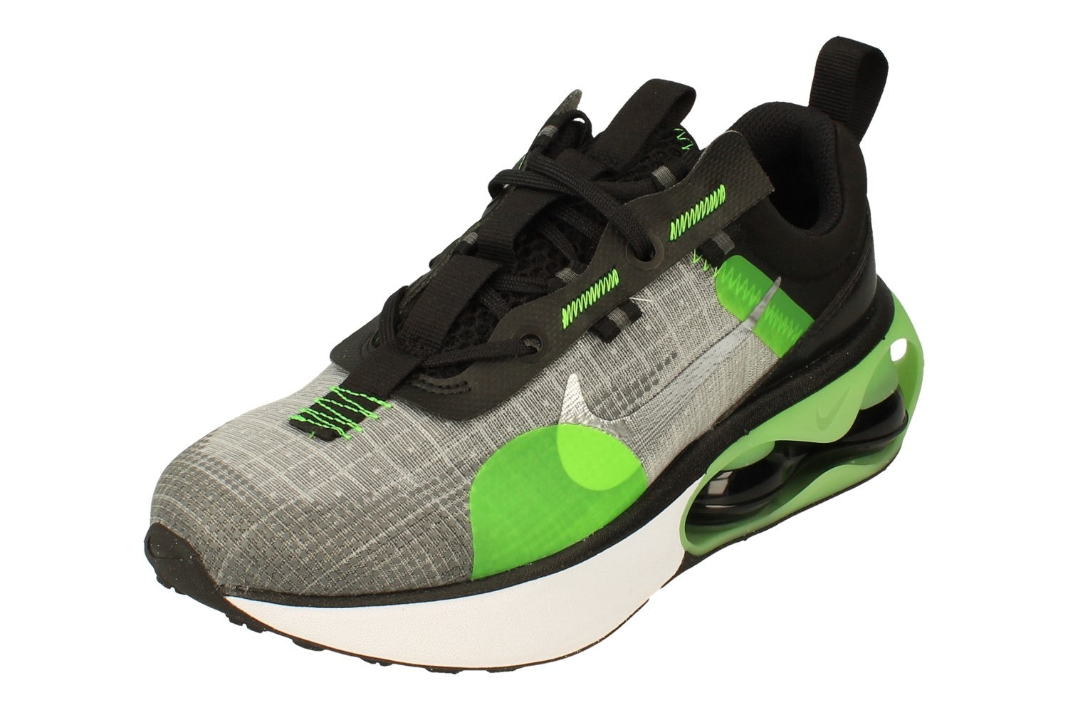 Nike Boys Black/Green Air Max 2021 Gs Da3199 004 - Uk 5 | Us 5.5Y | Eu 38