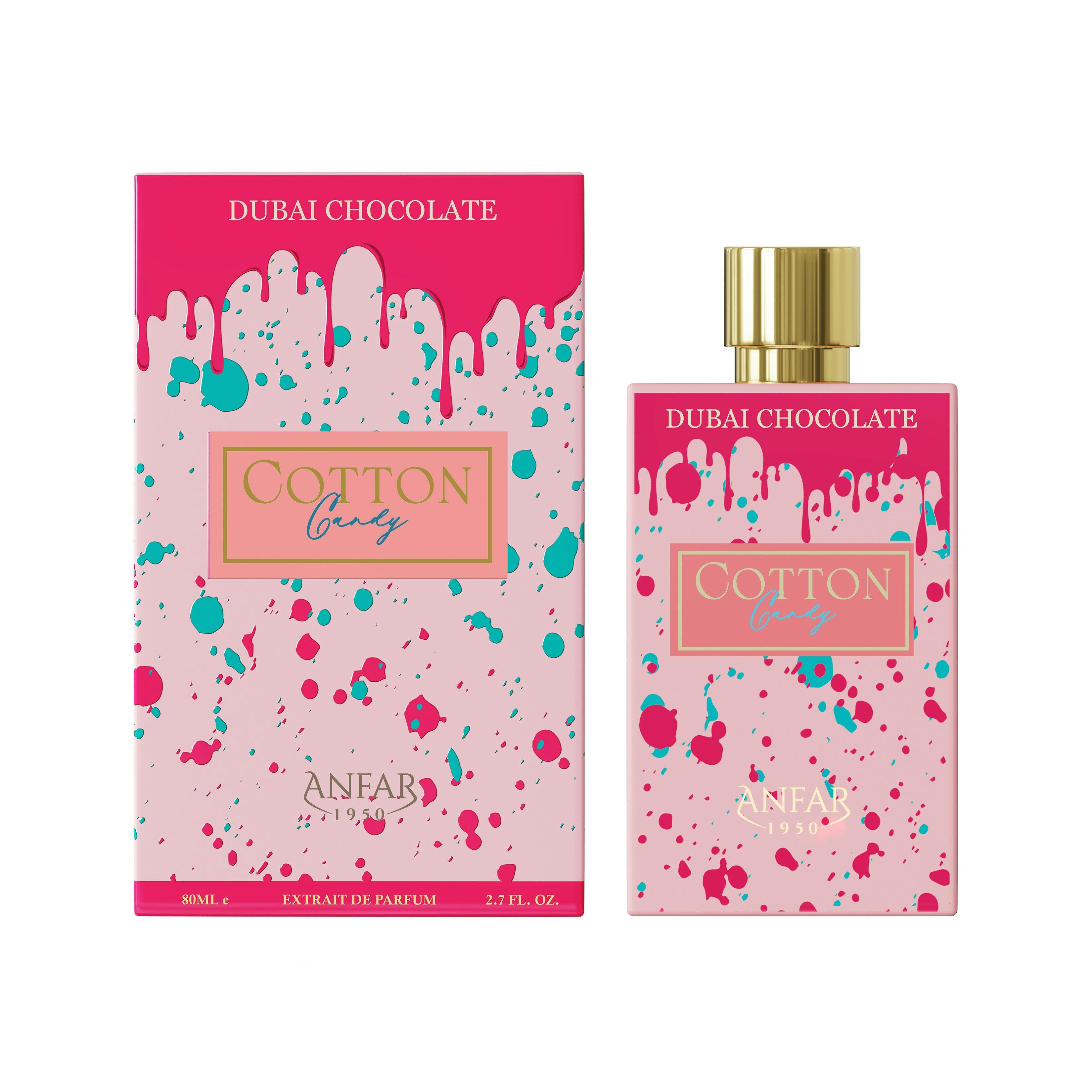 Anfar Cream 1950 Cotton Candy Dubai Chocolate Extrait 80Ml