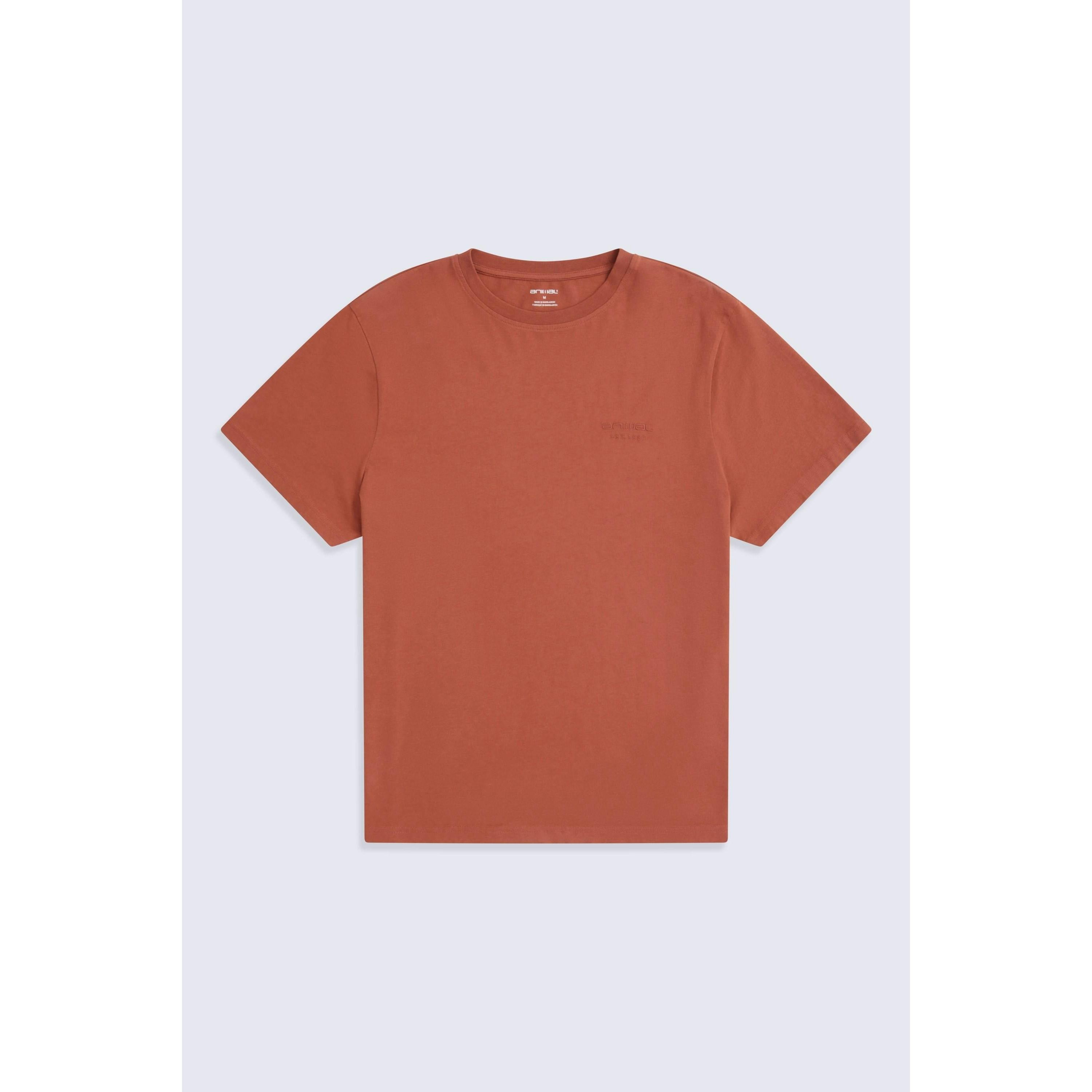 Animal Men's Icon Organic T-Shirt - Rust - Xs - Rust - 100% Mixed