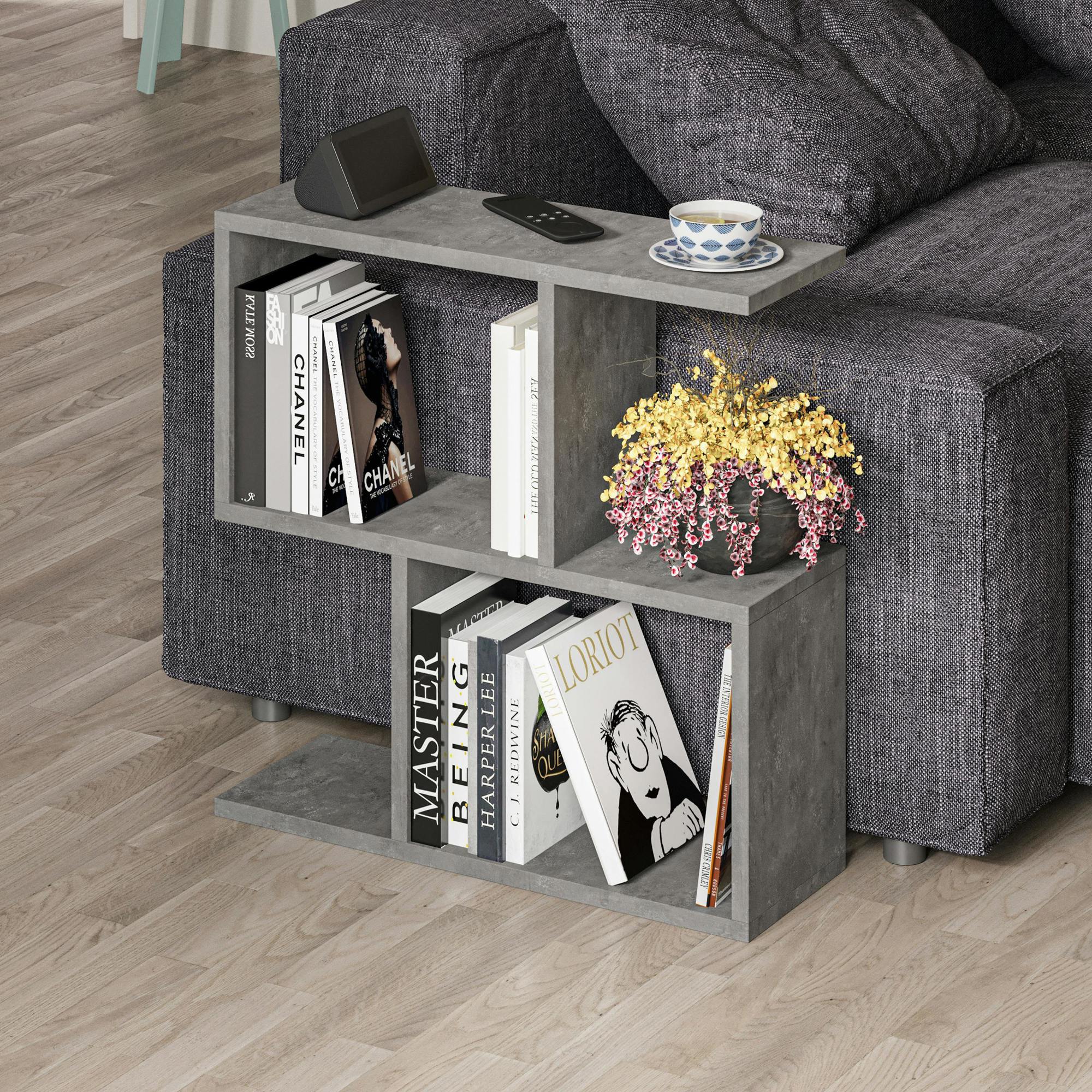Decortie Grey Homemania Modern Side End Coffee Table Side End Multipurpose H 60Cm 5 Tier - Retro
