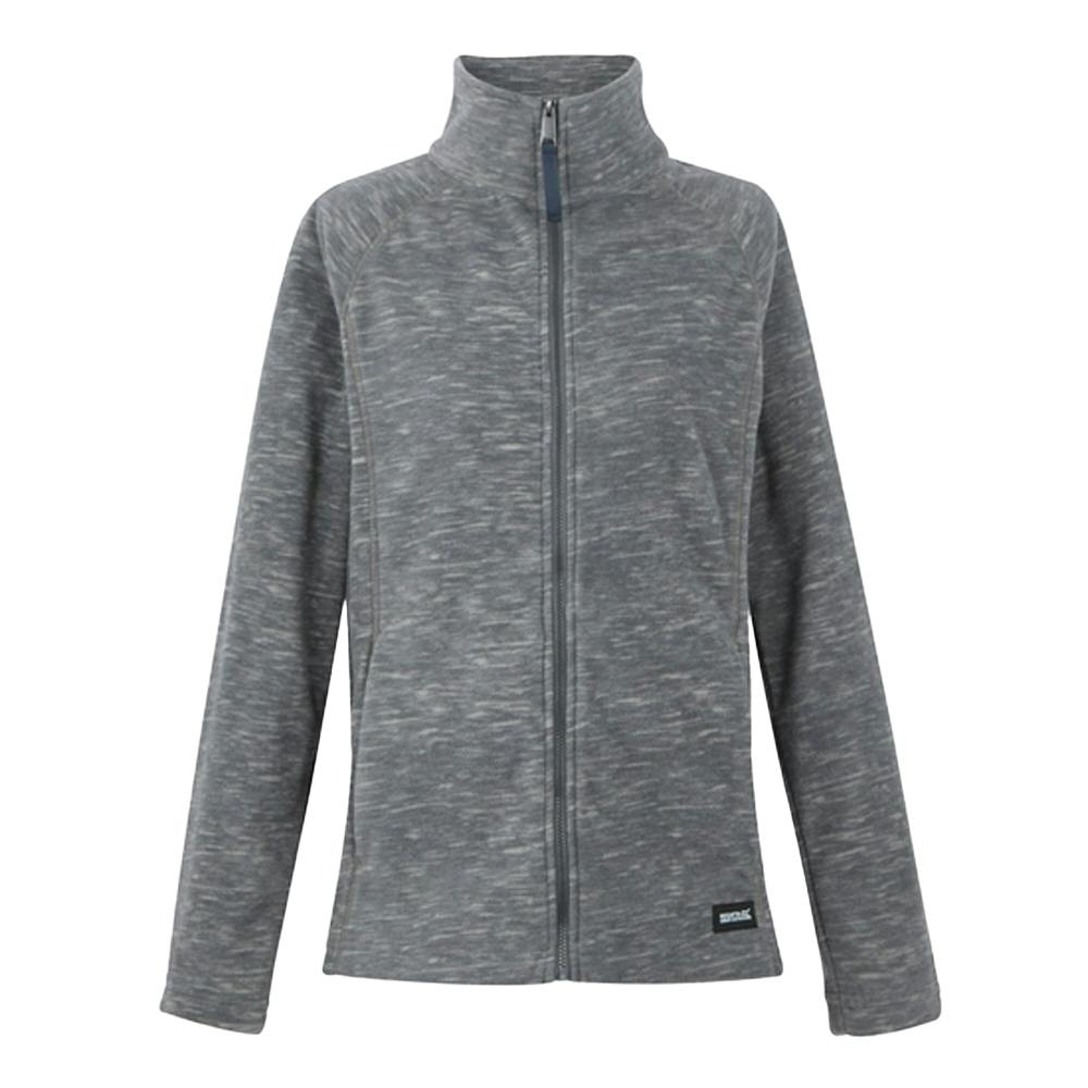 Regatta Women's Grey Mayse Full Zip Fleece Jacket - 18 Uk - 70% Polyester/30% Recycled Polyester