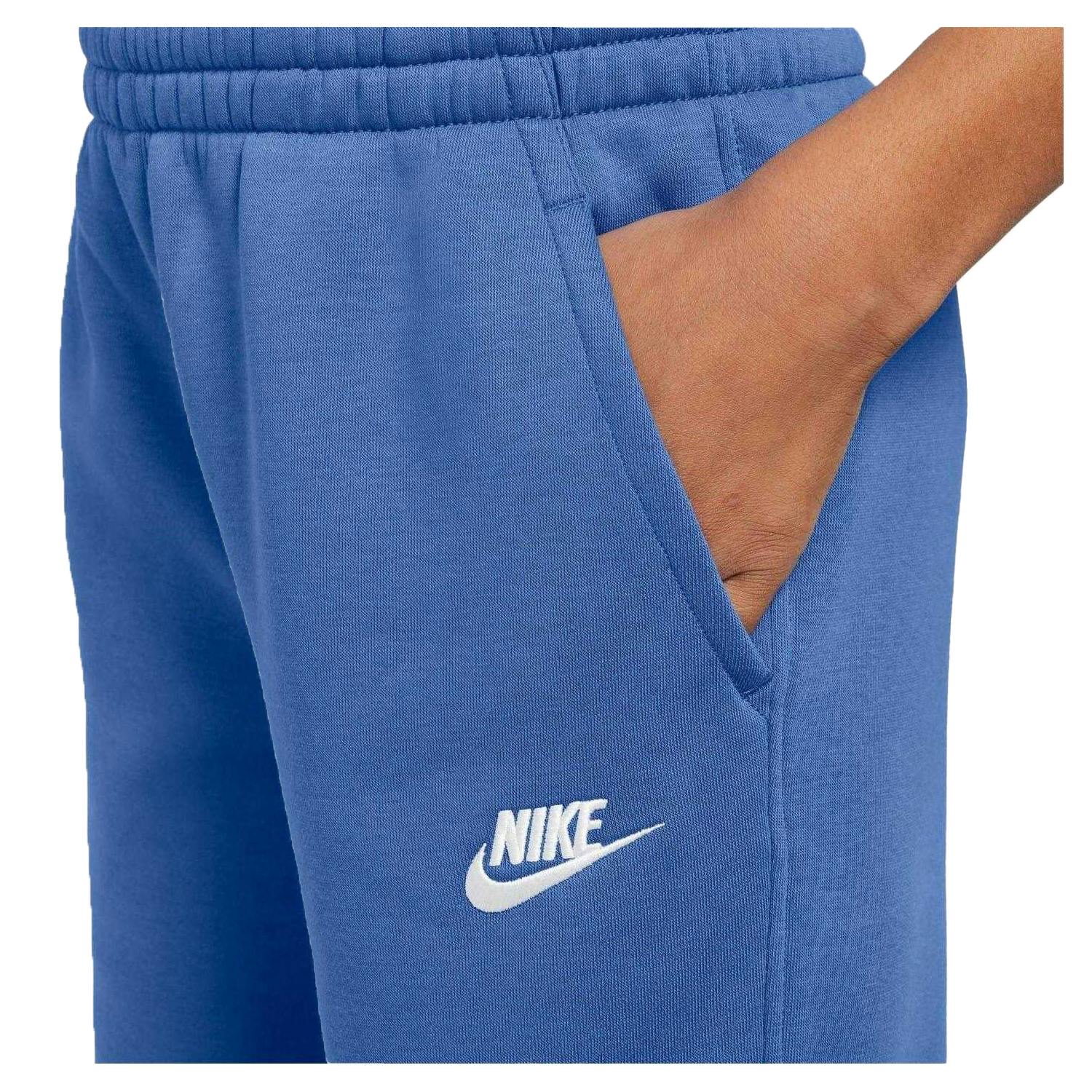 Nike Blue Kids Fleece Jogging Bottoms - 13 Years - 80% Cotton/20% Polyester