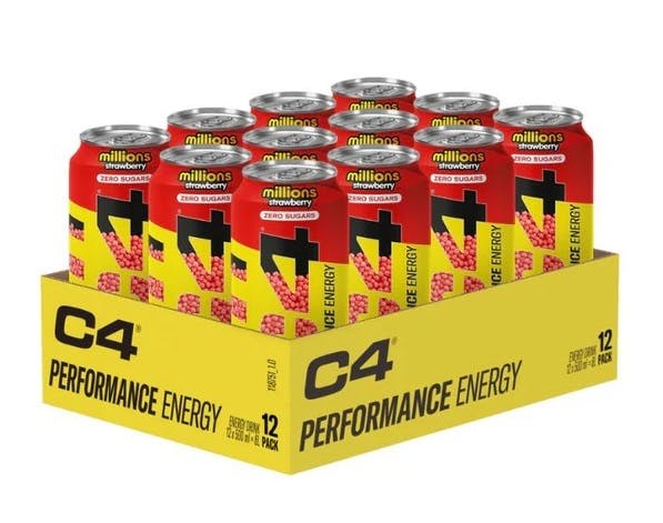 Cellucor C4 Performance Energy Carbonated Rtd 12X500ml - Millions Strawberry - Image 4
