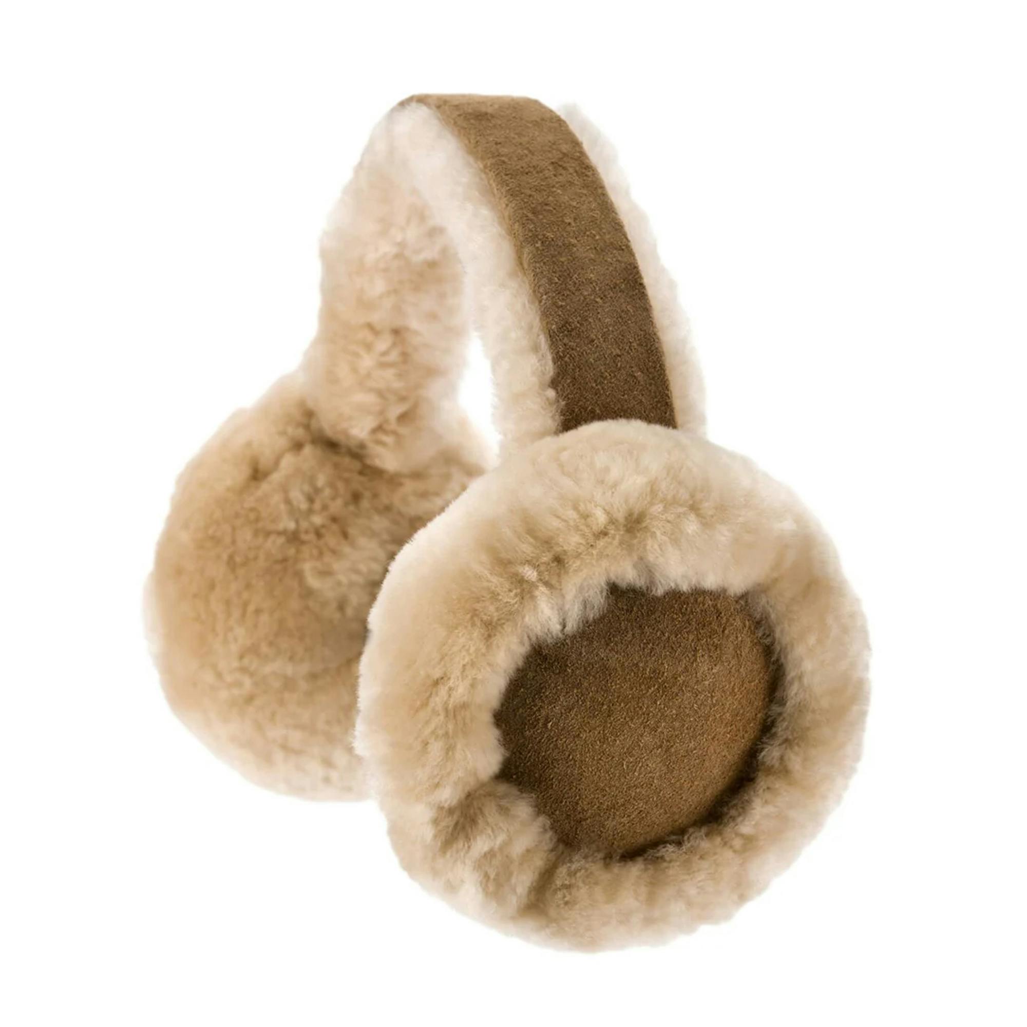 Eastern Counties Leather Kids Kiko Sheepskin Earmuffs - Chestnut - Chestnut - One Size - 100% Sheepskin