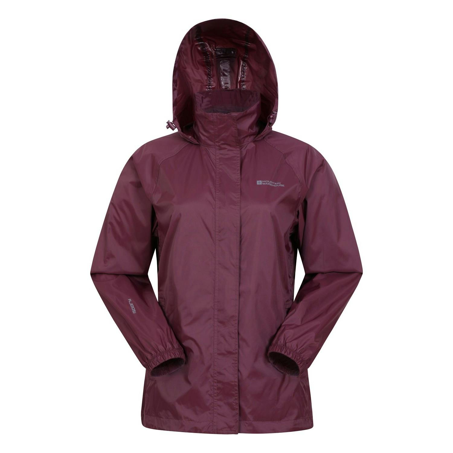 Mountain Warehouse Women's Dark/Purple Pakka Ii Waterproof Jacket - 4 Uk - 100% Polyester