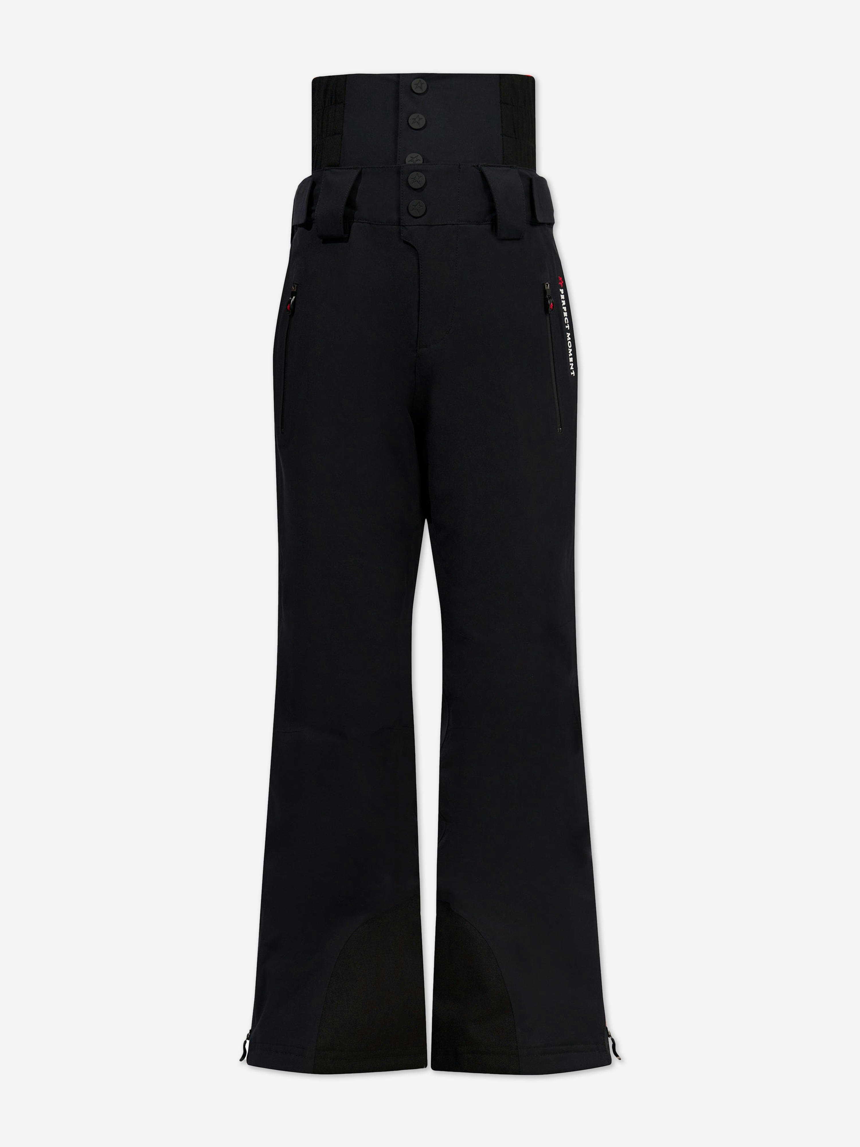 Perfect Moment Black Kids Chamonix Ski Pants In - 8 Yrs