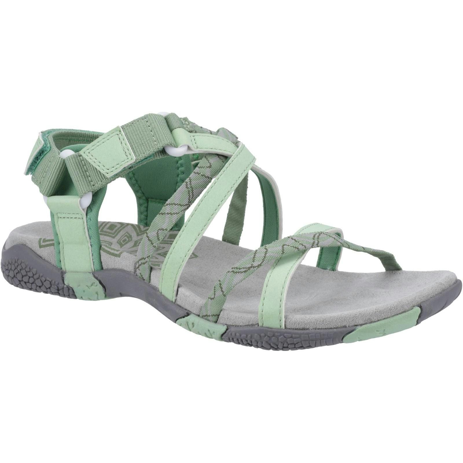 Cotswold Women's Green/Grey Sunhill Sandals - 4 Uk