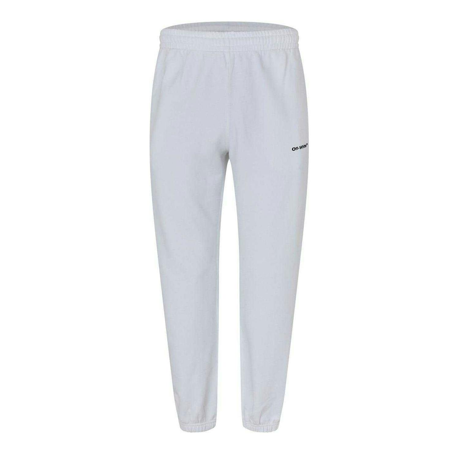 Off-White Unisex White Off- Off Adult Wave Slim Joggers - S - 100% Mixed