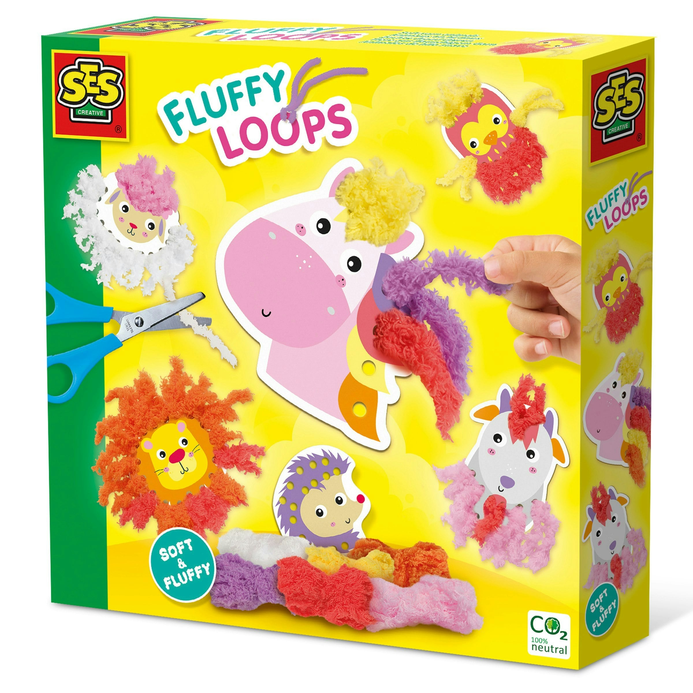 SES Creative Fluffy Loops - Soft Yarn Animals - Image 7