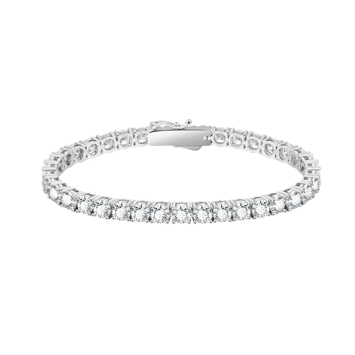 Spero London Silver Sterling 5Mm Tennis Bracelet - 7.5"