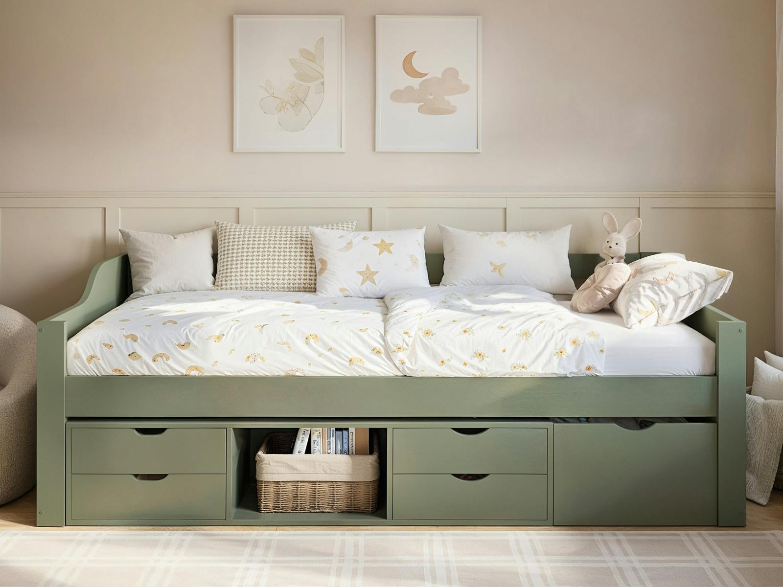 Rackhams Green Blair Low Sleeper Bed With Storage