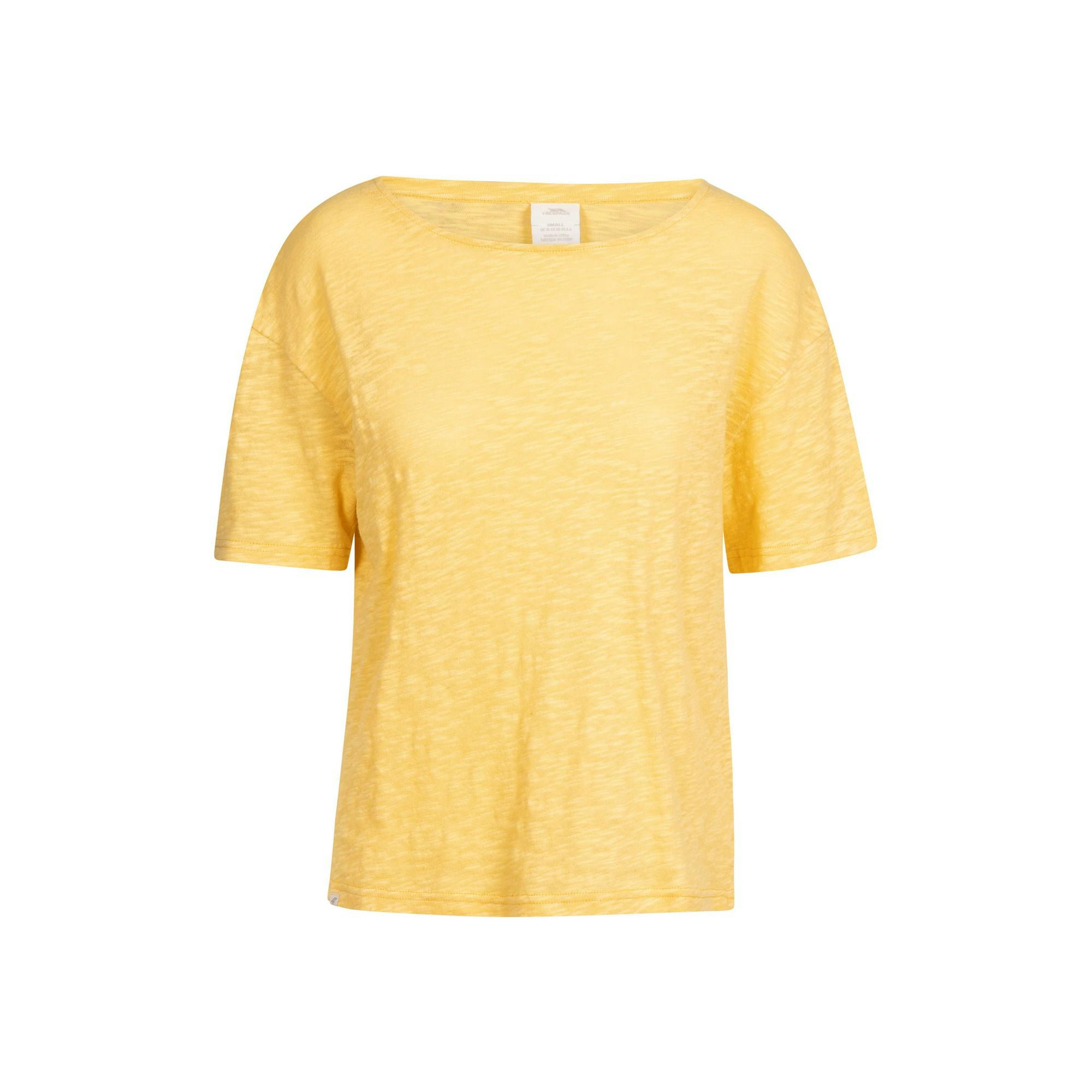 Trespass Women's Maude T-Shirt - Pale Maize - Pale Maize - M - 100% Cotton