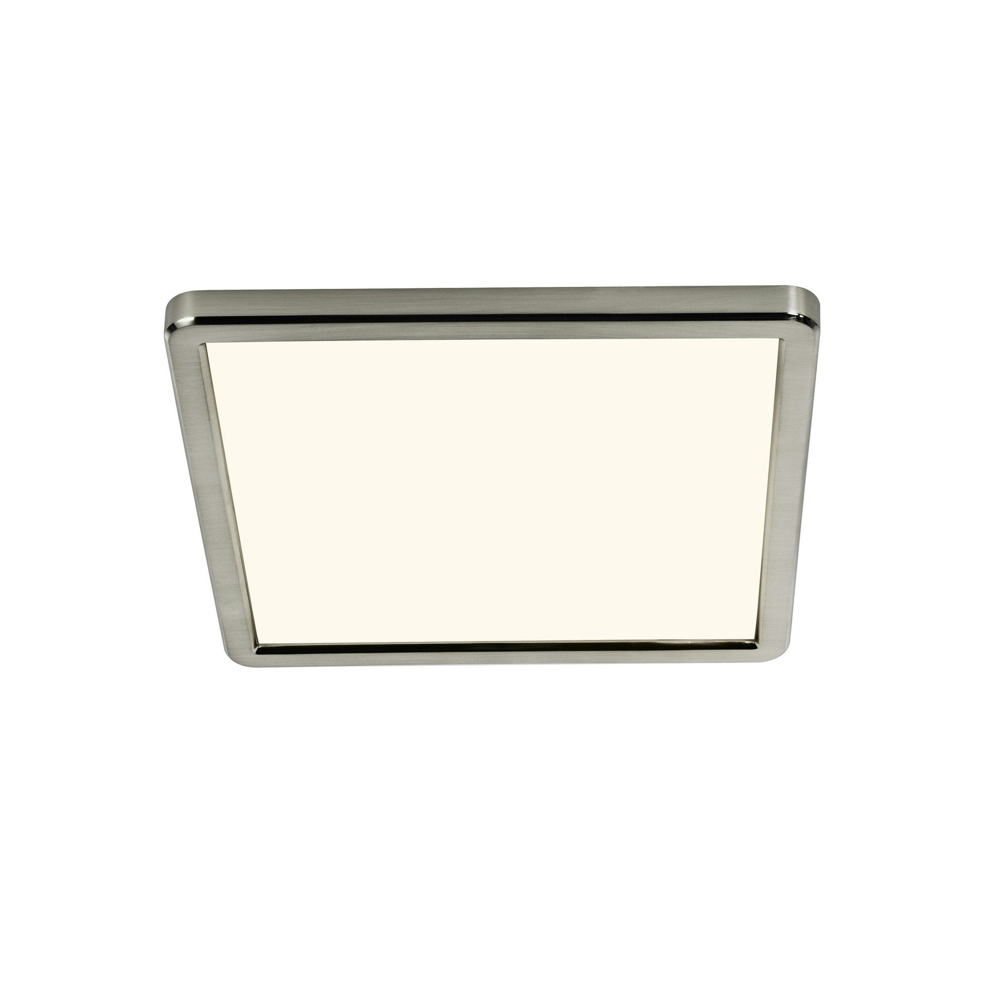 Rackhams Light/Silver Oja 29 Square | 3000/4000K | 3-Step | Ceiling | Brushed Nickel - Plastic - 1