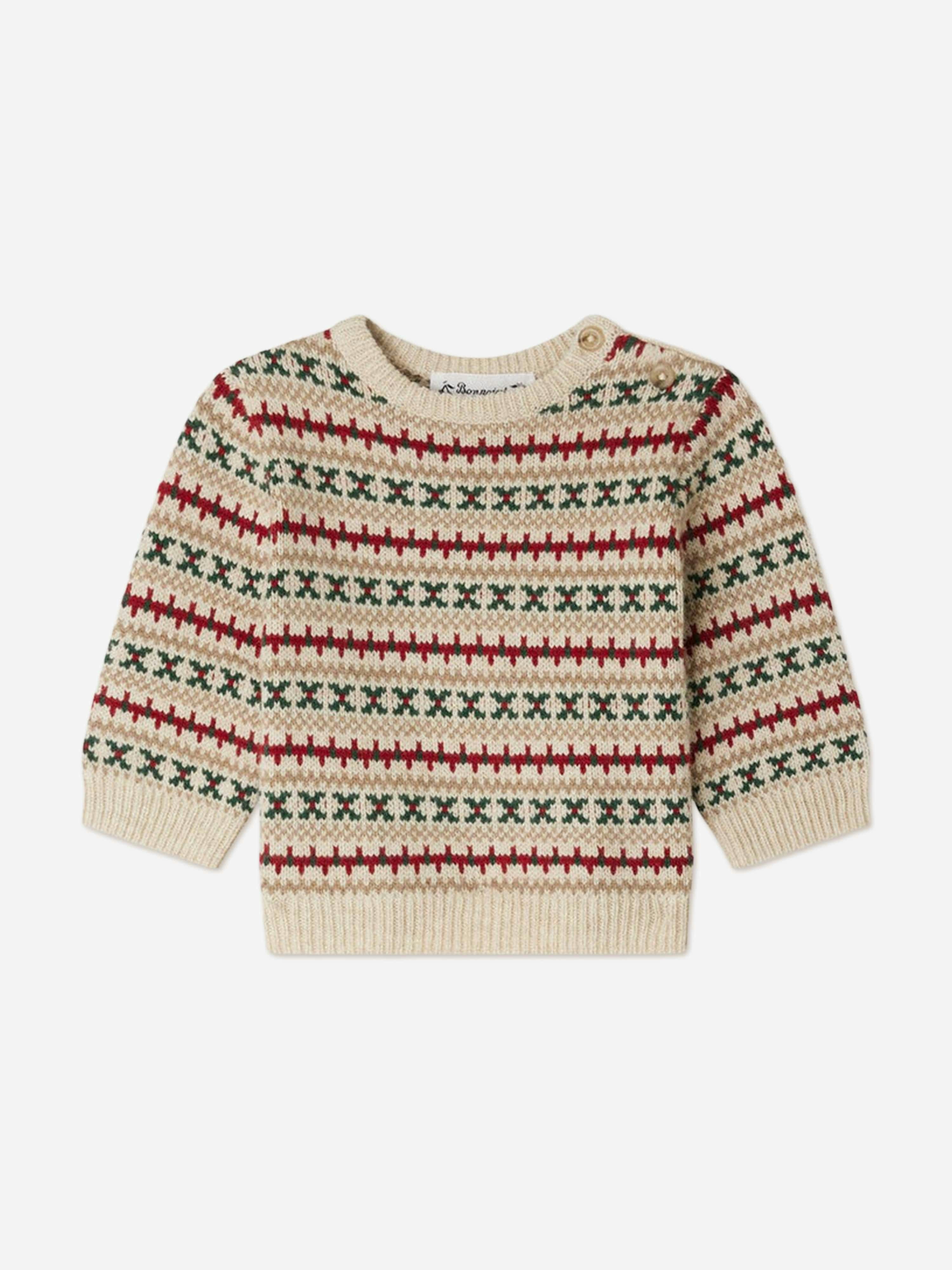 Bonpoint Men's Ivory Baby Boys Dalmire Jumper In - 3 Yrs