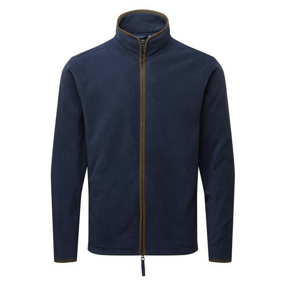 Premier Men's Navy Artisan Fleece Jacket In | Size: 2XL - Image 3