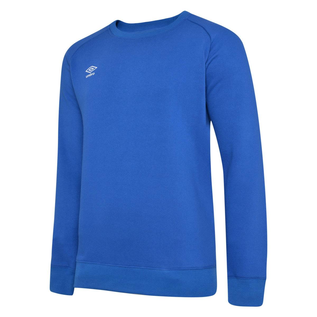 Umbro Blue/White Childrens/Kids Club Leisure Sweatshirt - Royal - 13 Years - Royal - 70% Cotton/30% Polyester