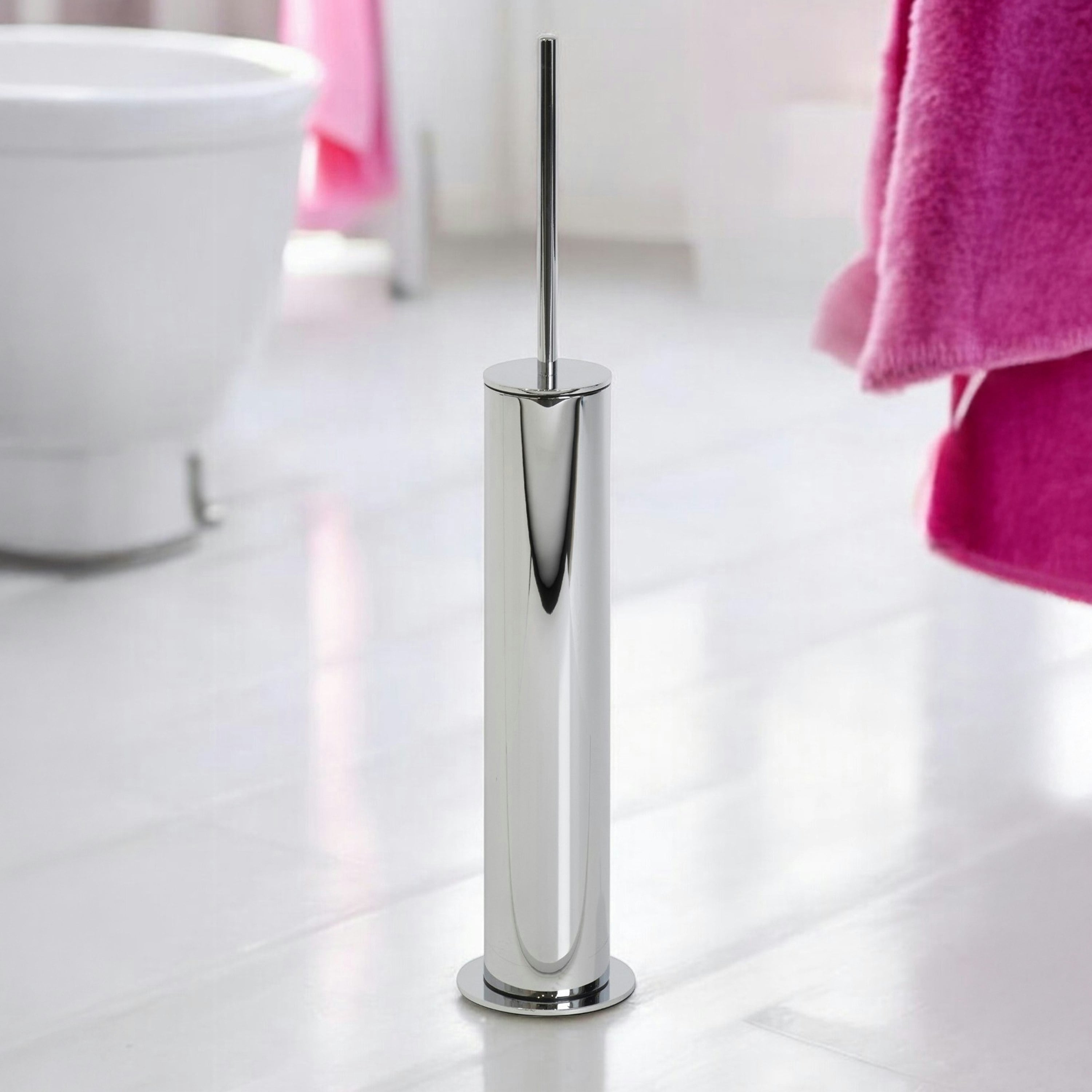 Rackhams Belgravia Chrome Toilet Brush & Holder