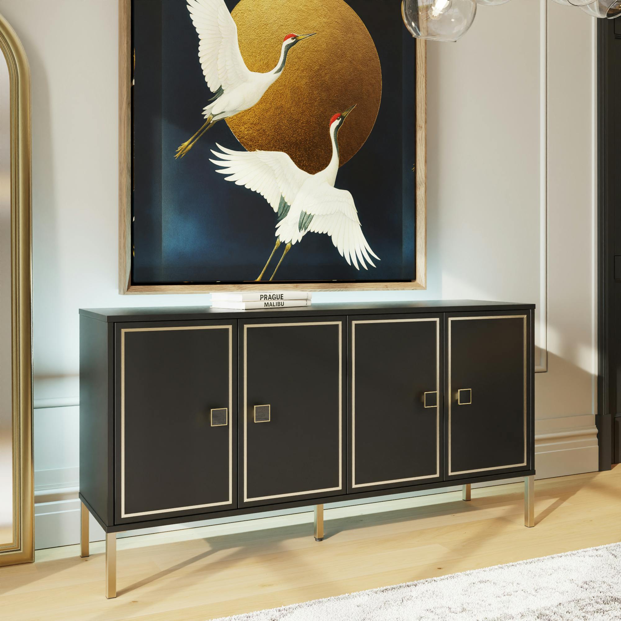 Frank Olsen Furniture Black/Bronze Mia Large Sideboard