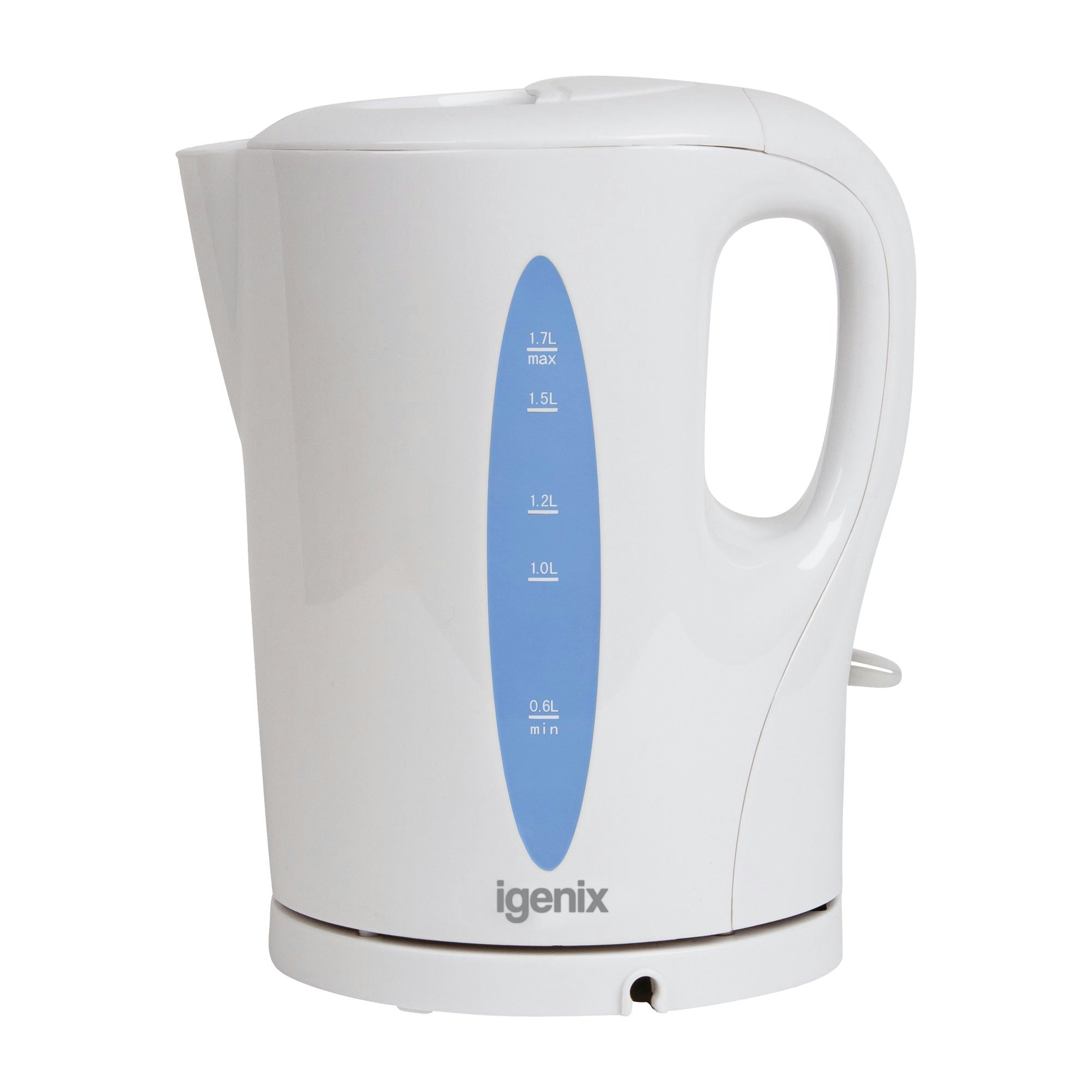 Igenix White 1.7 Litre Cordless Jug Kettle, 2200W,