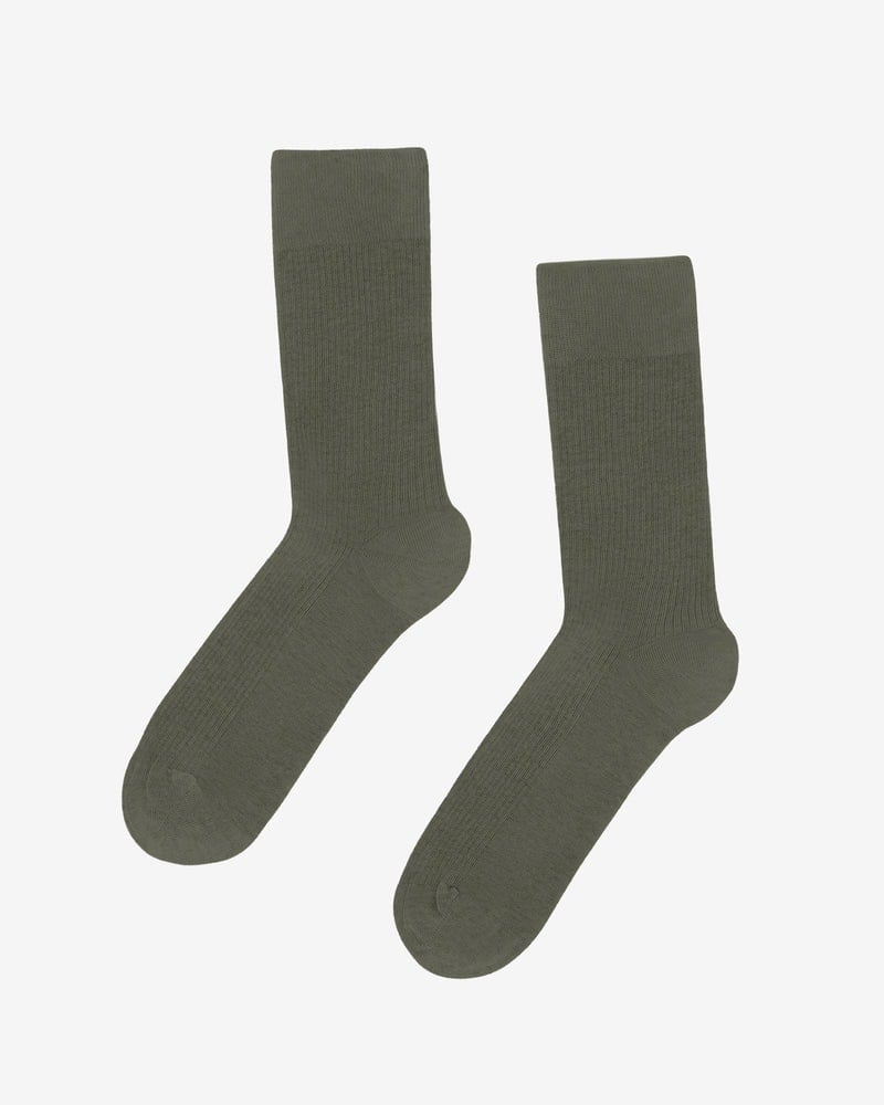 Colorful Standard Men's Classic Organic Socks - Dusty Olive - Dusty Olive - Uk7-11 Eu41-46 Us8-12