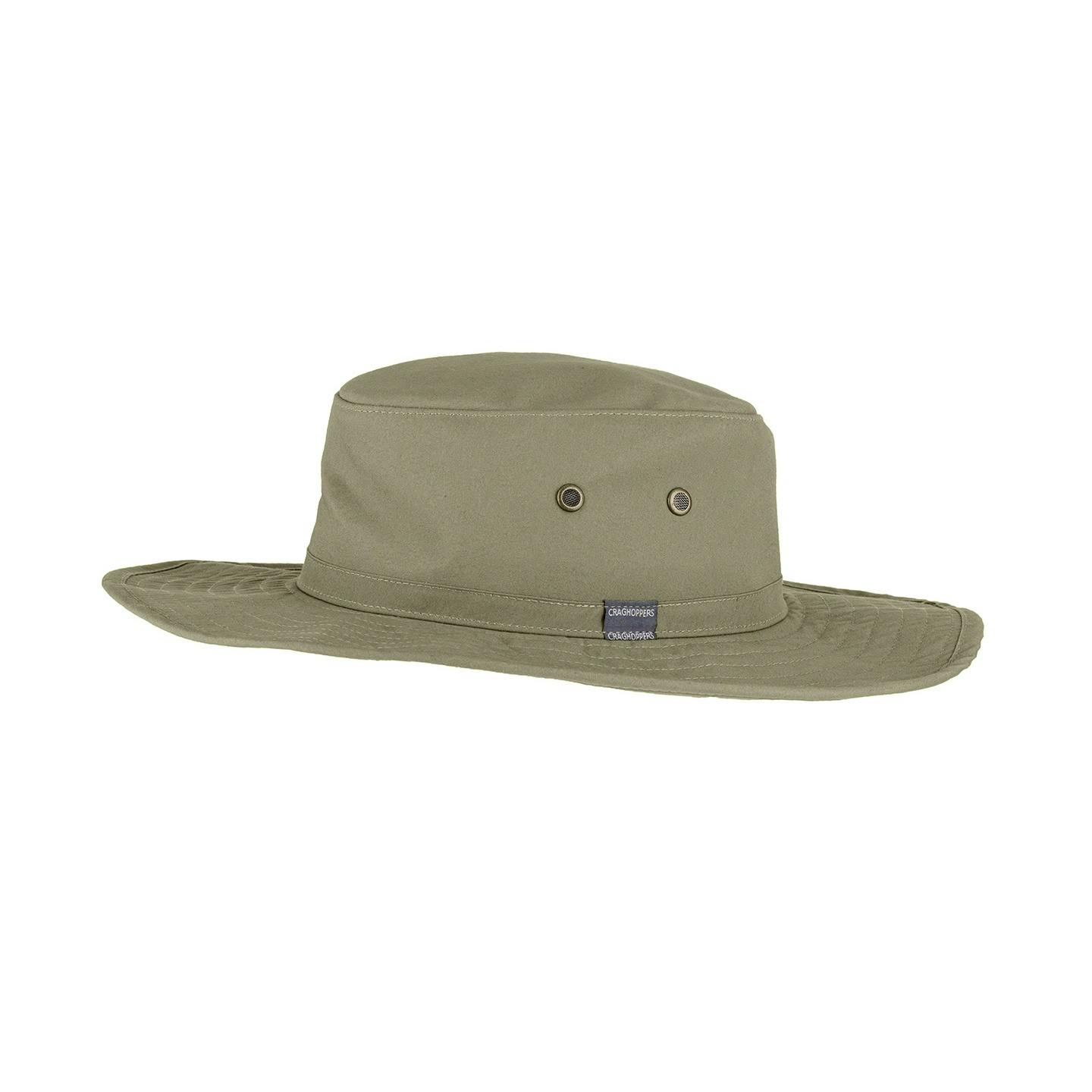 Craghoppers Brown Expert Kiwi Ranger Sun Hat - Pebble - Pebble - S/M - 65% Recycled Polyester/35% Cotton
