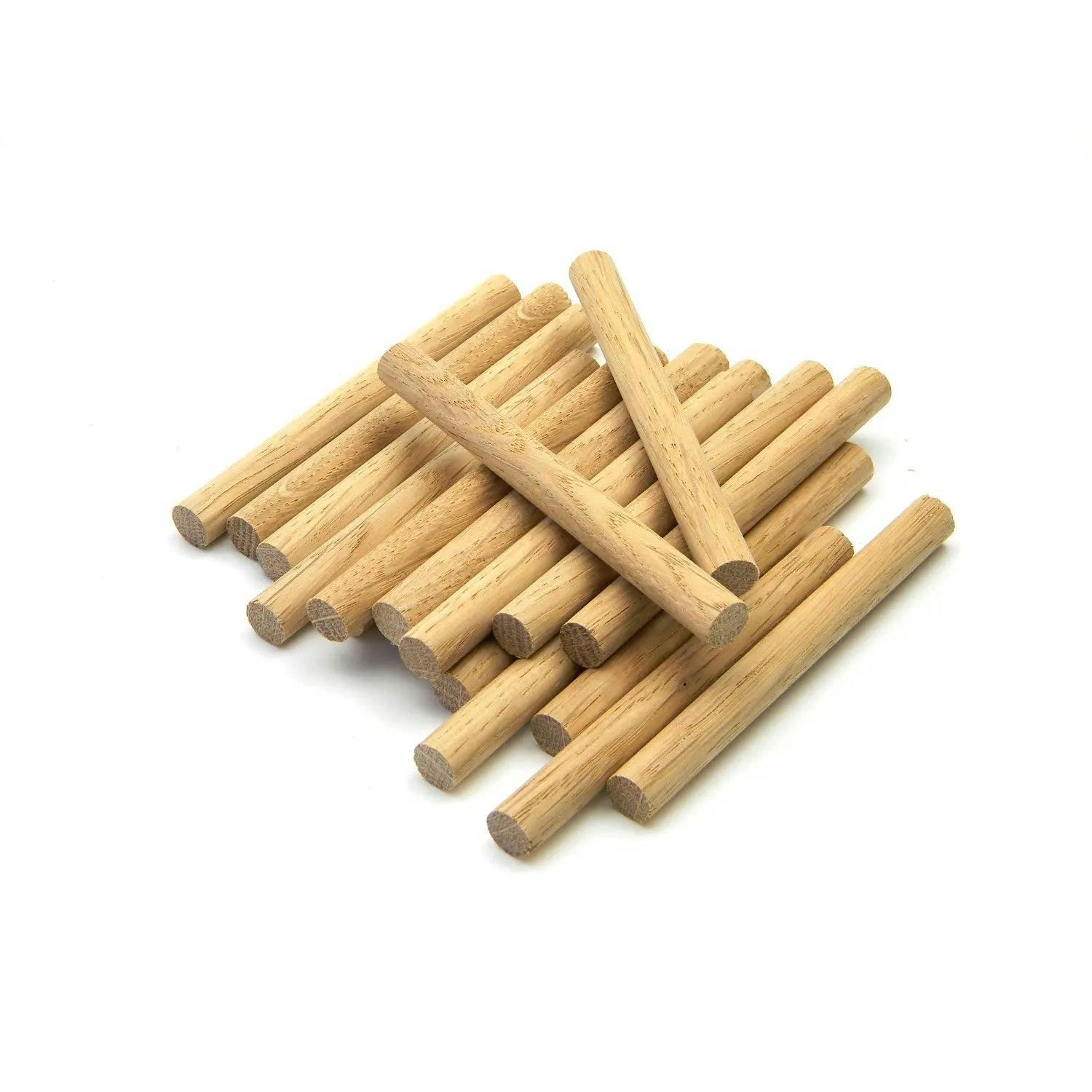 Rackhams Grain Premium Quality European Oak Dowel 100Mm Long (12Mm - Pack Of 20)