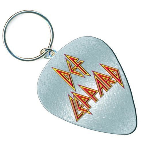 Paradiso Clothing Def Leppard Keyring Guitar Pick Keychain
