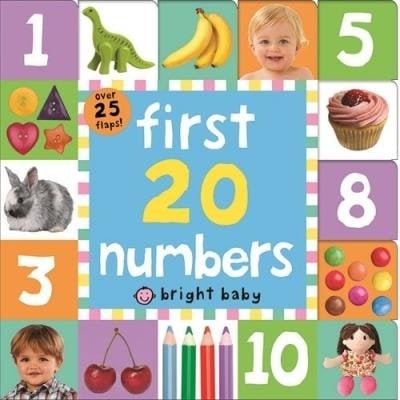 Priddy Books First 20 Numbers, Bright Baby, Lift-The-Flap Books