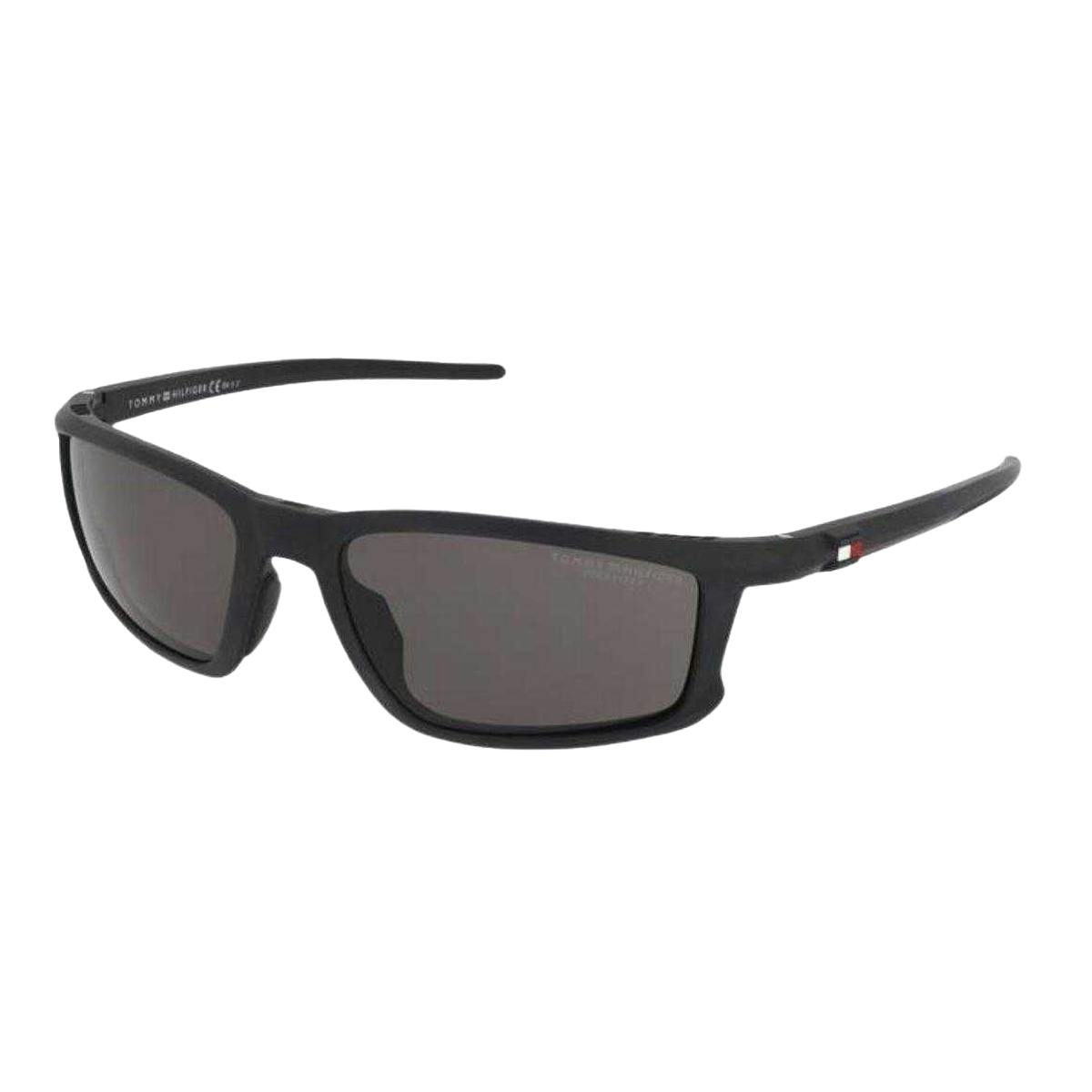 Tommy Hilfiger Men's Black Matte Sunglasses - One Size - 100% Mixed