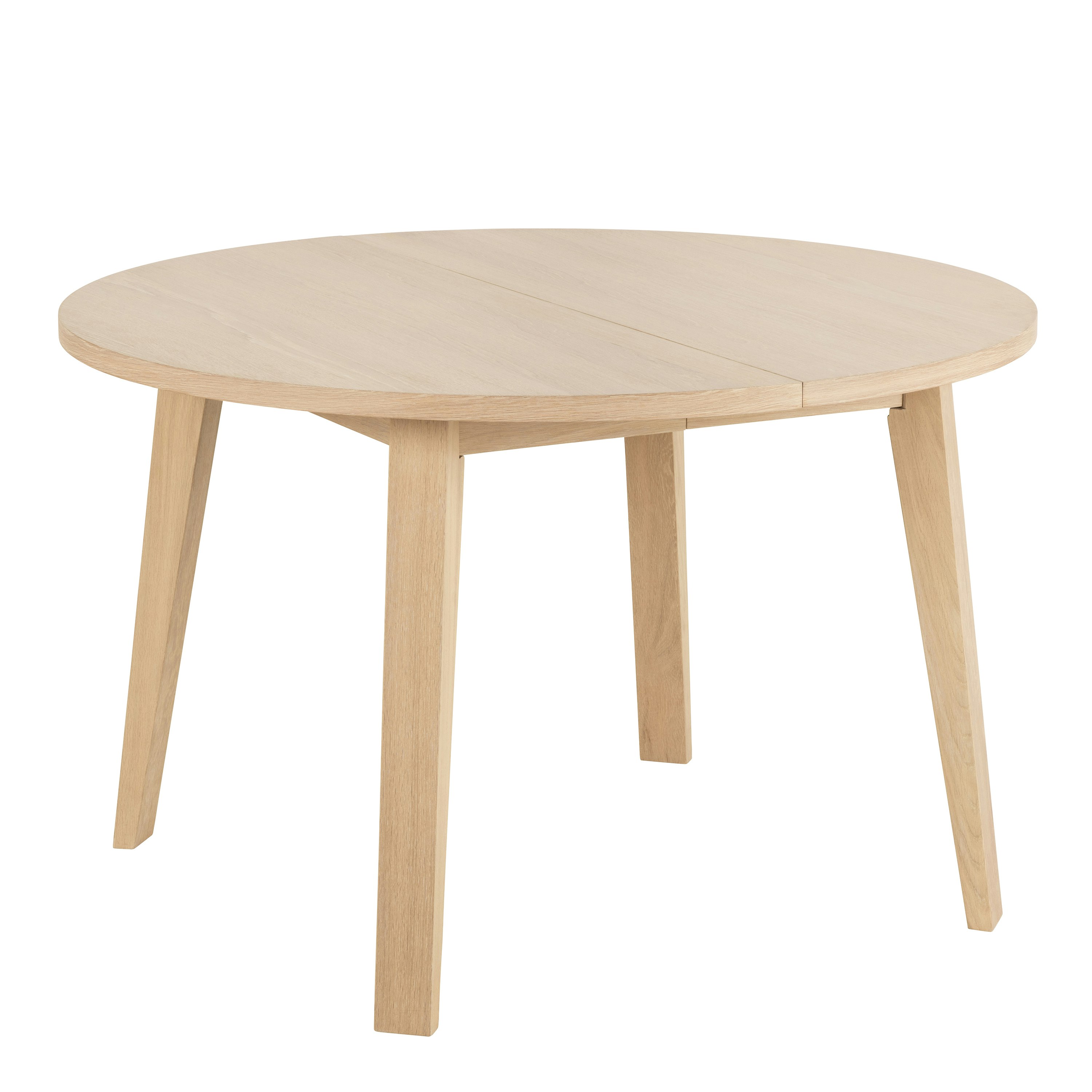 Furniture To Go White A-Line Round Dining Table In Oak - No
