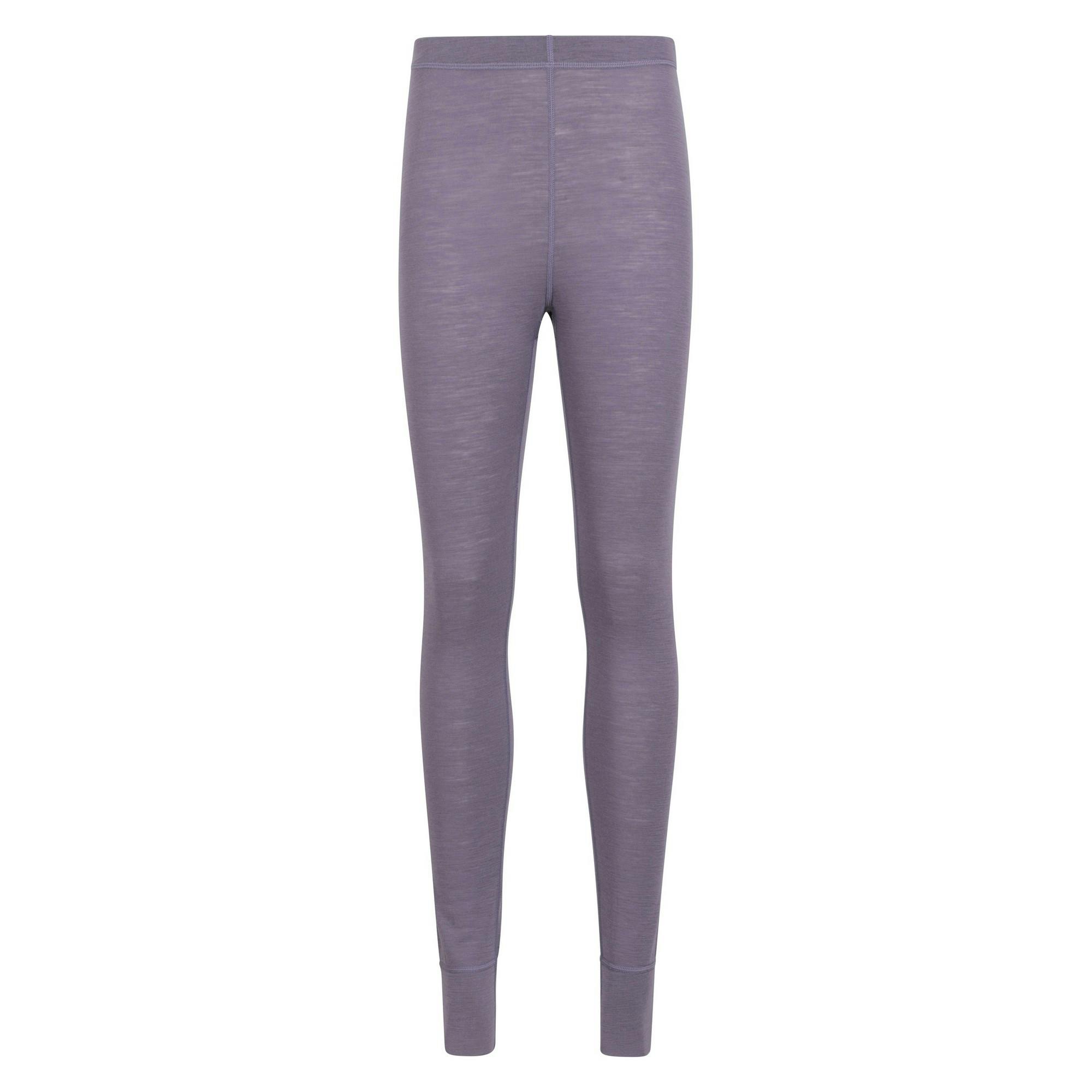 Mountain Warehouse Women's Purple Merino Ii Thermal Bottoms - Dusky - 18 Uk - Dusky - 70% Merino Wool/30% Polyester
