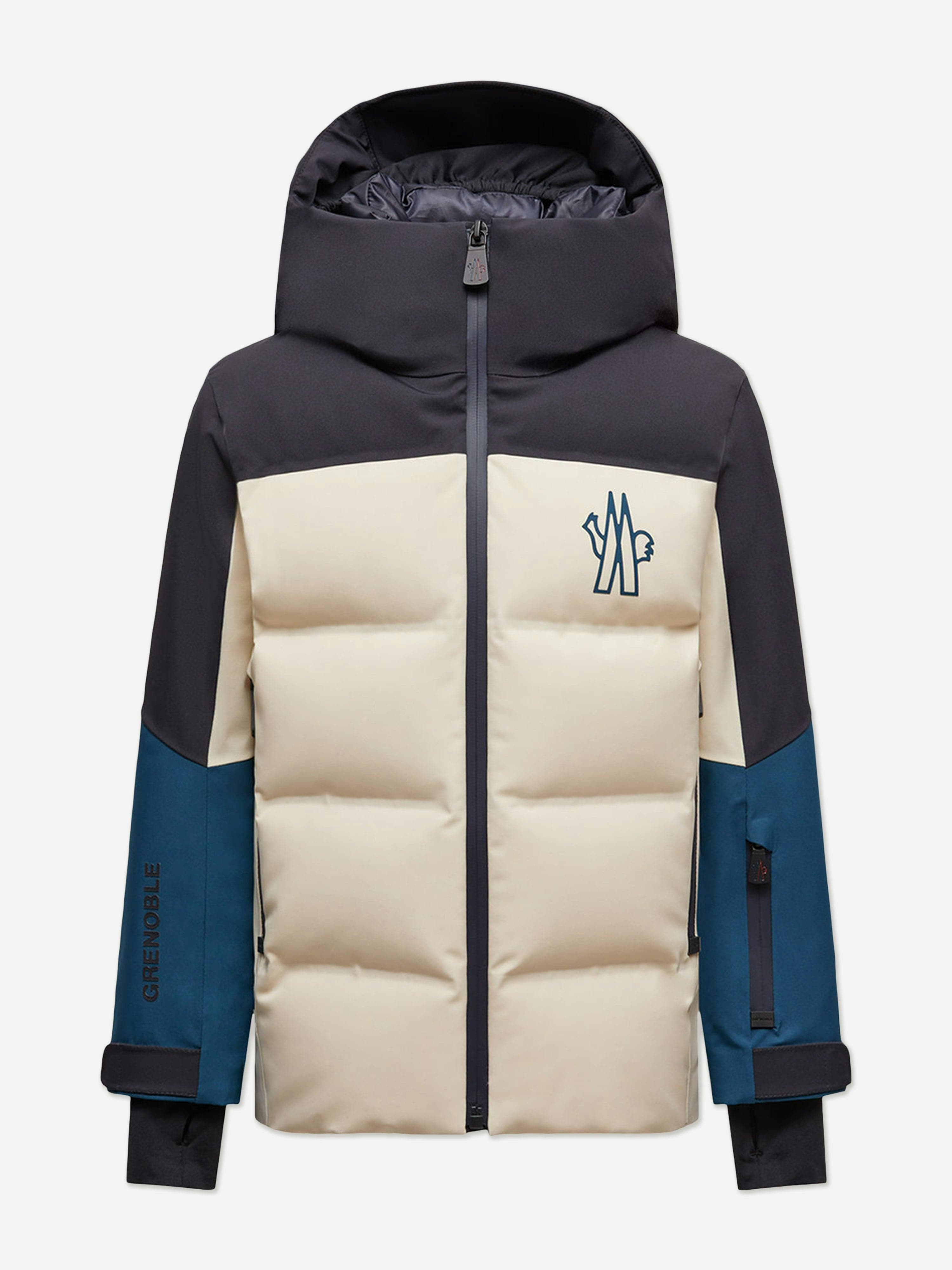 Moncler Enfant Boys Ivory Kids Grenoble New Montmiral Down Padded Jacket In - 10 Yrs
