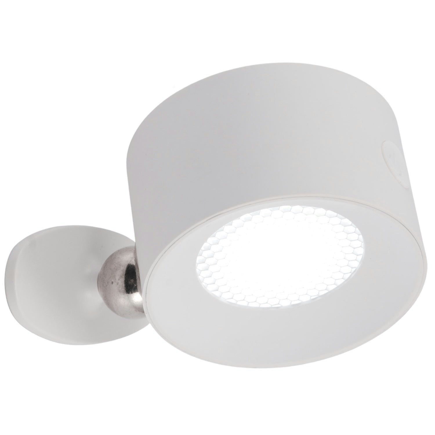 Happy Homewares White/Light Small Led Colour Changing Rechargeable Remote Control Wall