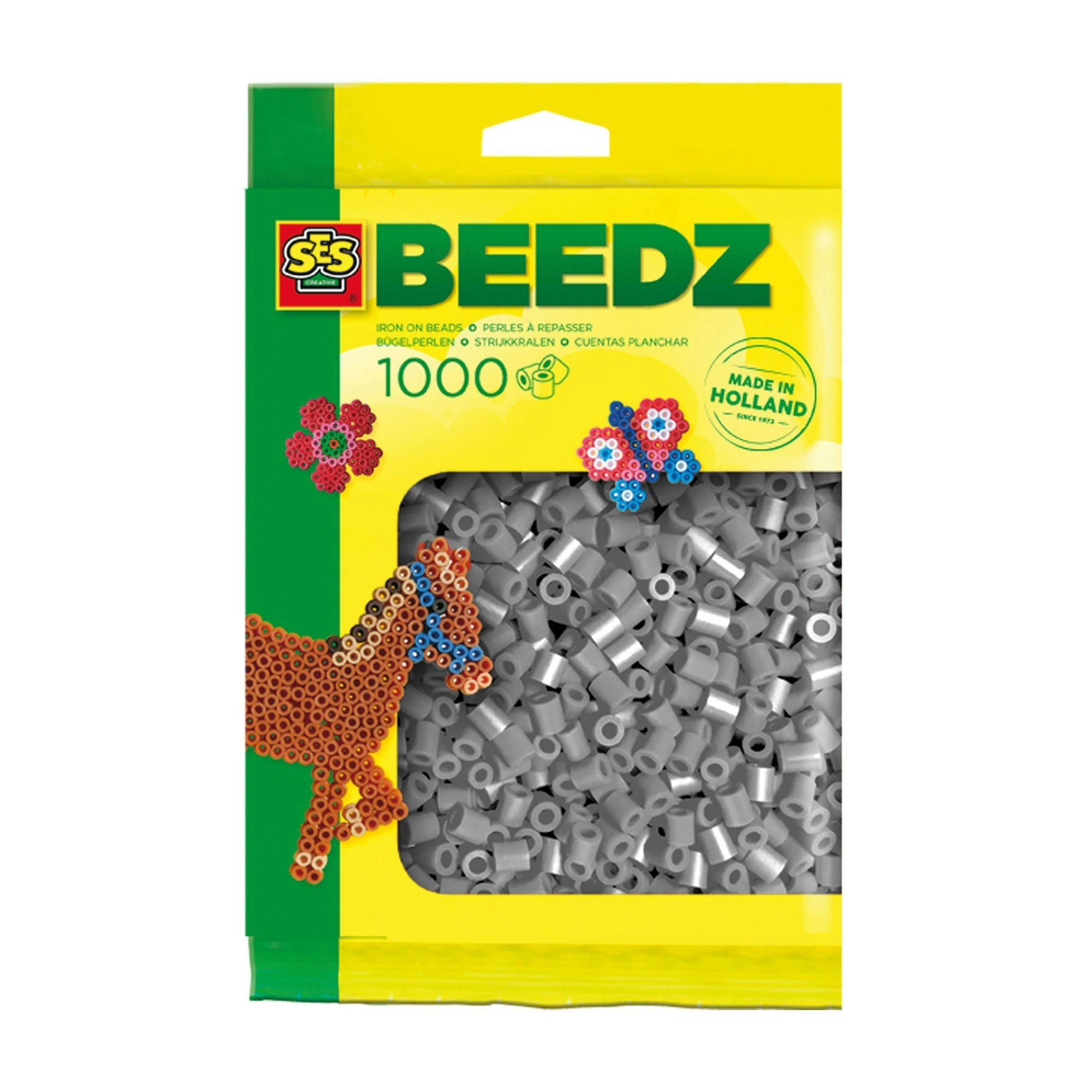 Ses Creative Grey Iron On Beads 1000