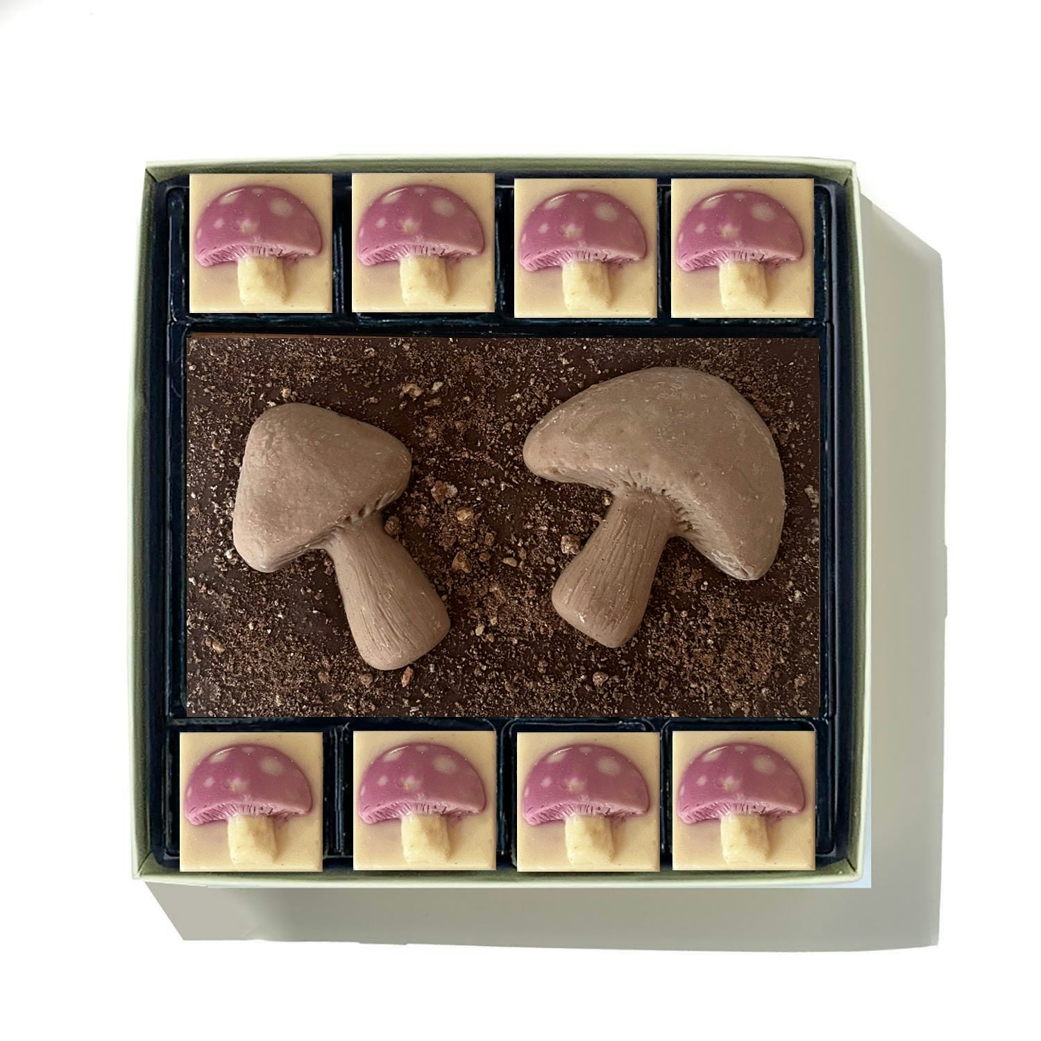 Choc On Choc White Chocolate Toadstools