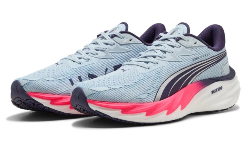 Puma Men's Pink Hyrox Velocity Nitro 4 Running Trainers Shoes 312915 - Uk 7