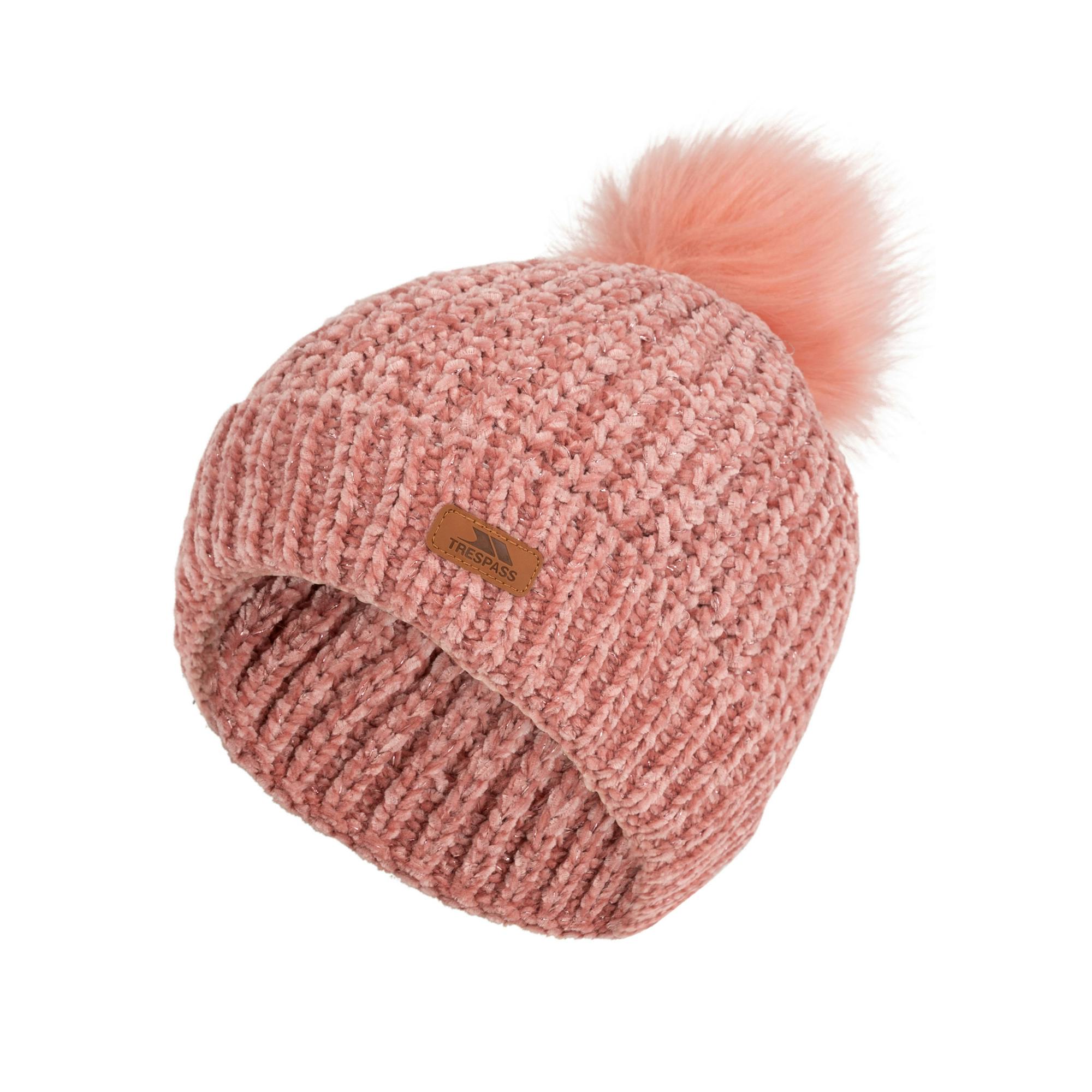 Trespass Pink Kids Sparow Beanie - 2-4 Years - 100% Mixed