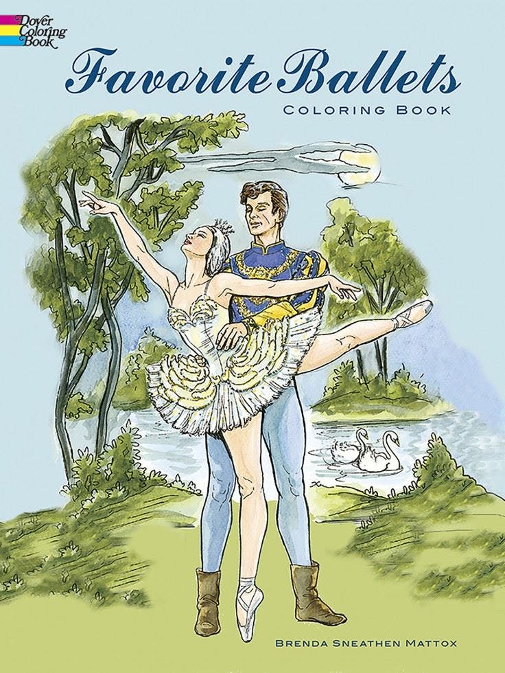Ballet Costumes Coloring Book by Brenda Sneathen Mattox (Paperback, 2005) - Image 8