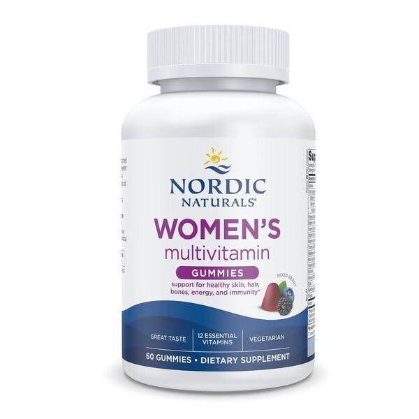 Nordic Naturals Women's Multivitamin Gummies, Mixed Berry - 60 Gummies - Image 6
