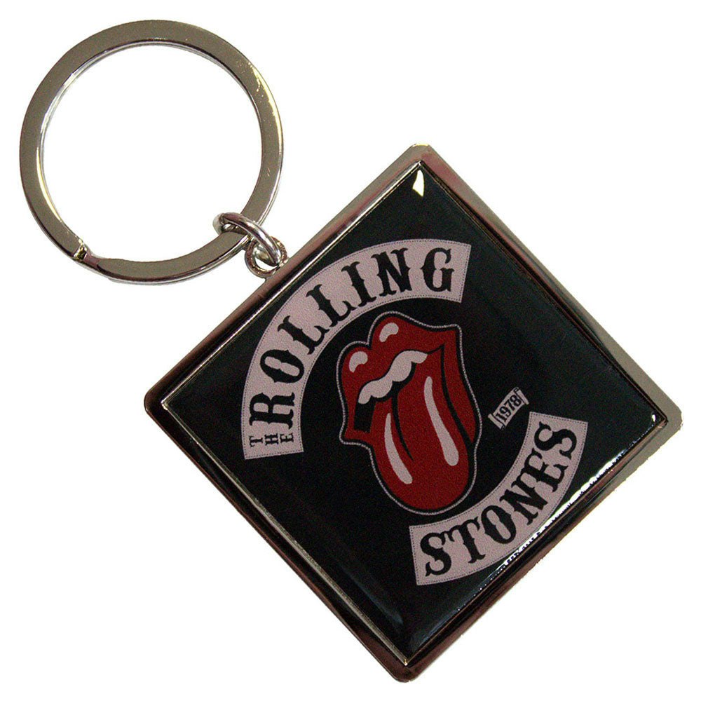 Paradiso Clothing The Rolling Stones Tour 78 Bordered Keyring Keychain