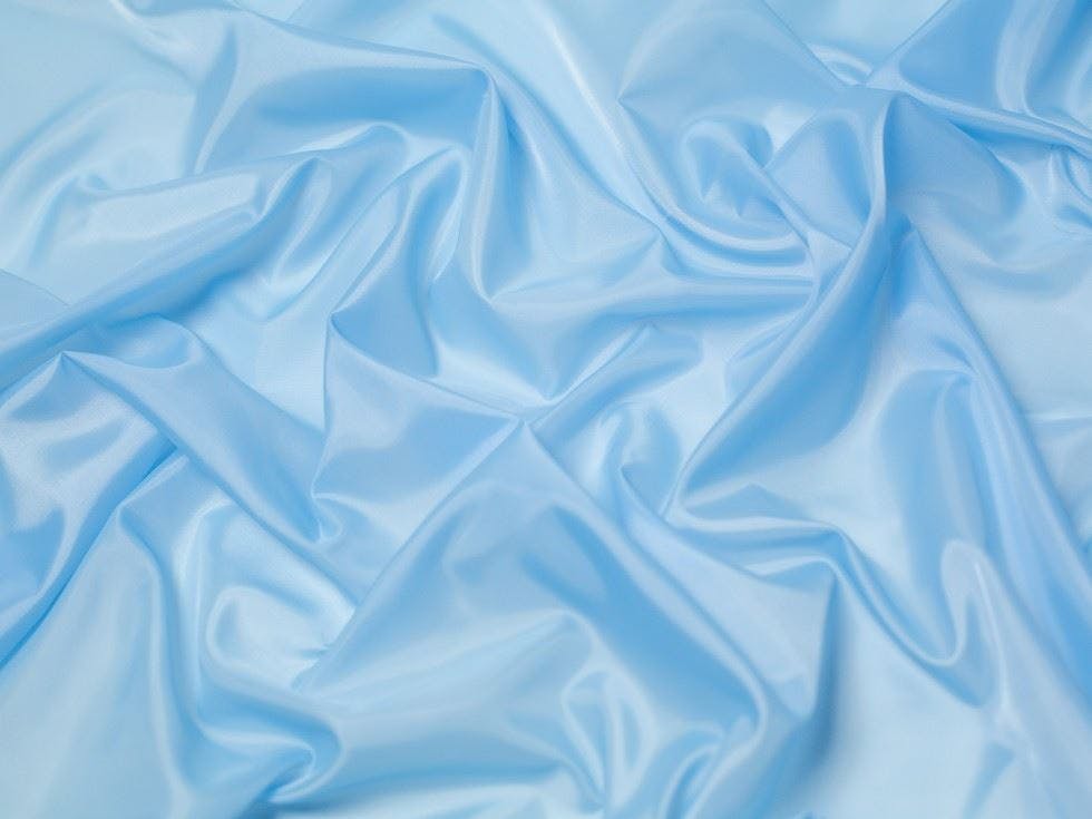 Minerva Anti Static Lining Fabric Light Blue - per metre - Image 3