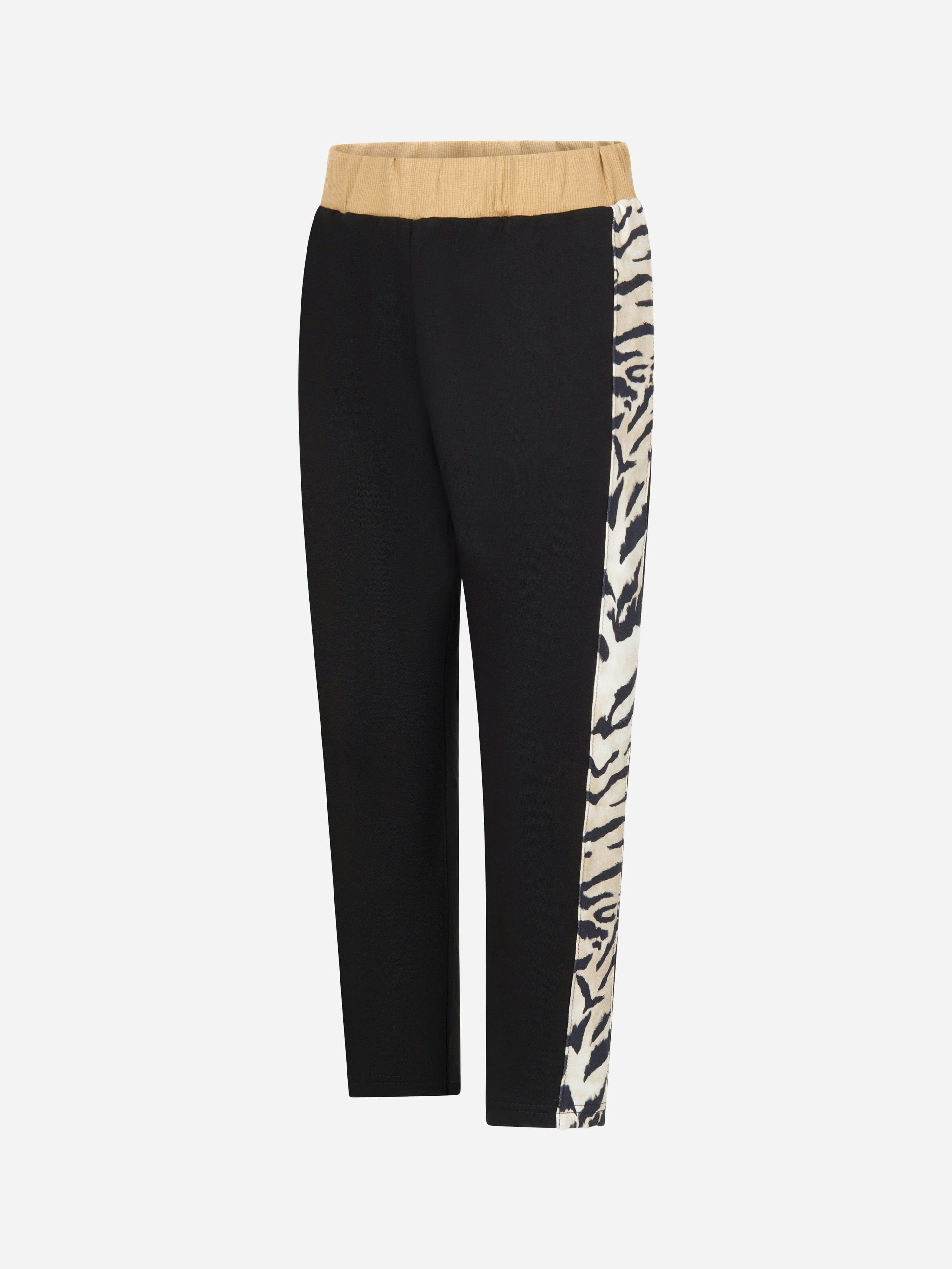 Roberto Cavalli Girls Black Joggers - 14 Yrs